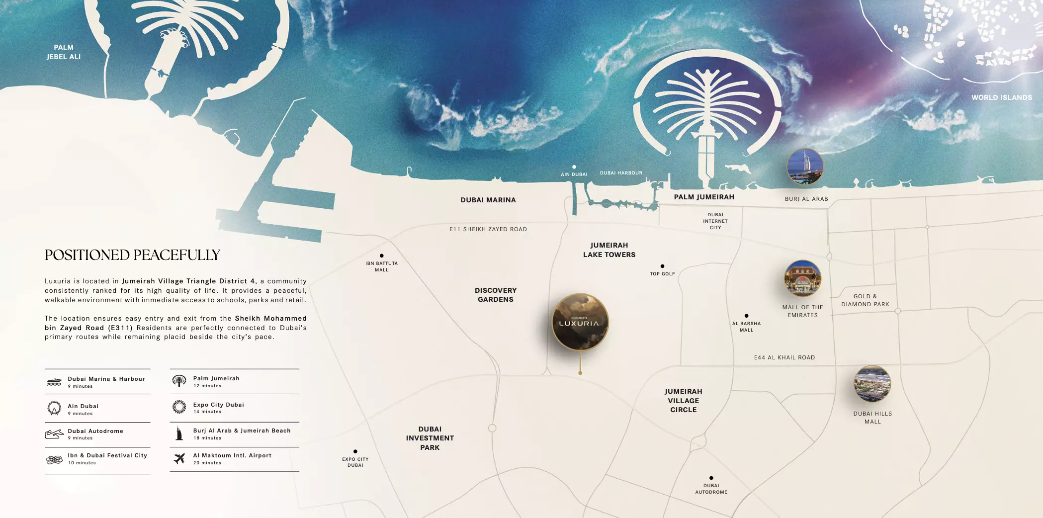 Binghatti Luxuria – master plan