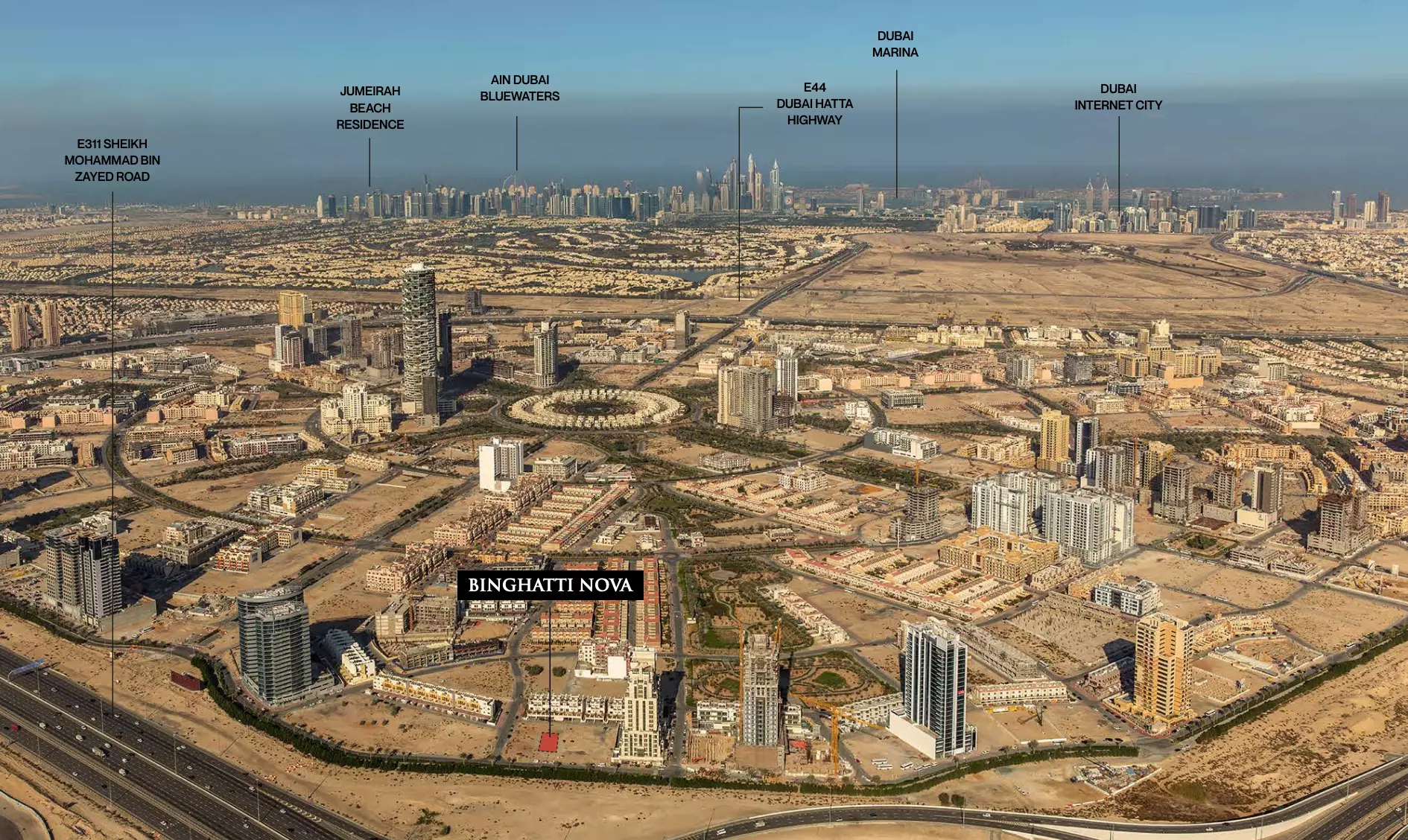 Binghatti Nova – master plan