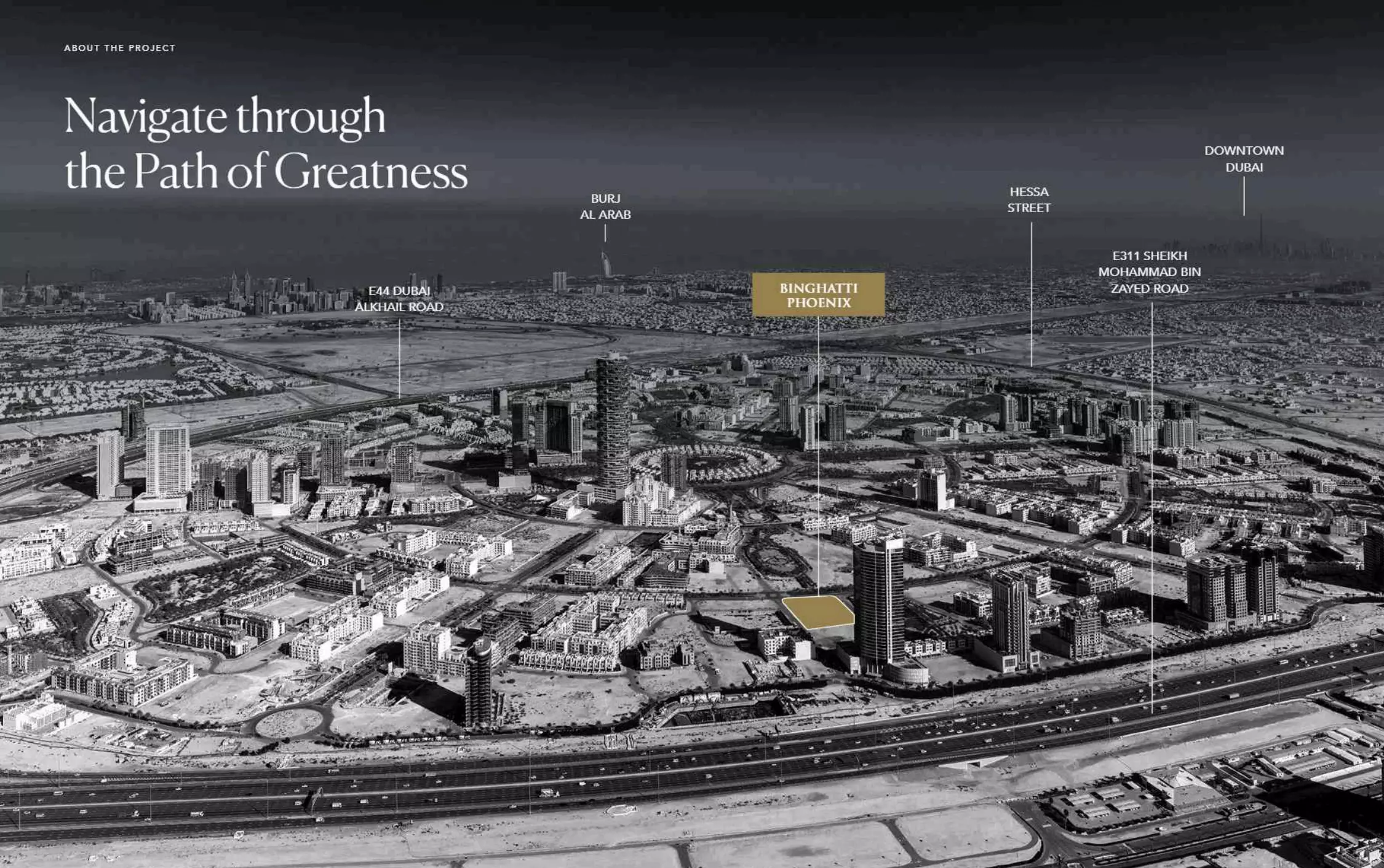 Binghatti Phoenix – master plan