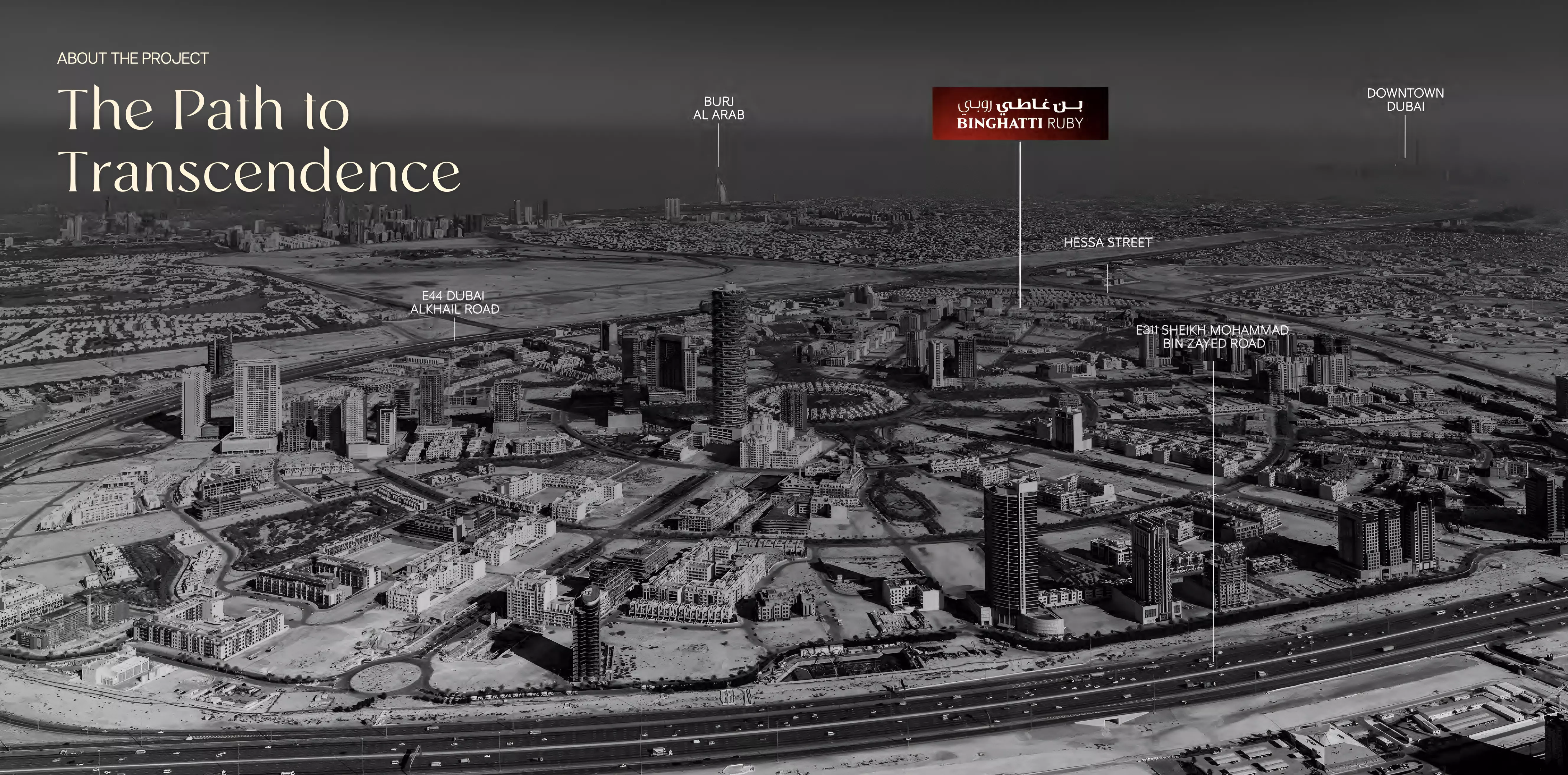Binghatti Ruby – master plan