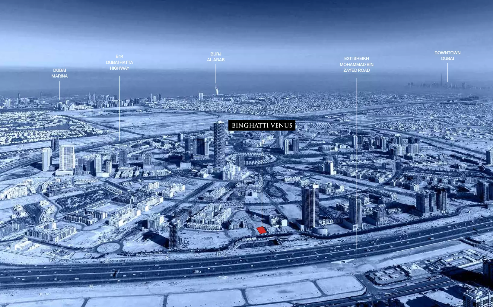 Binghatti Venus – master plan