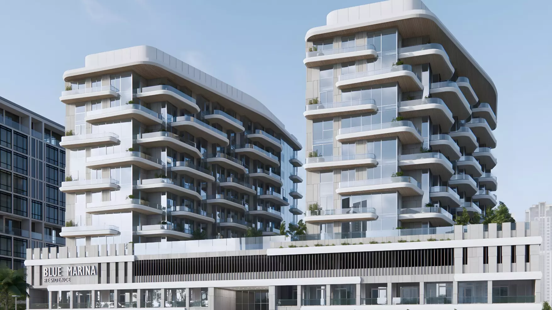 Blue Marina Residence – main view