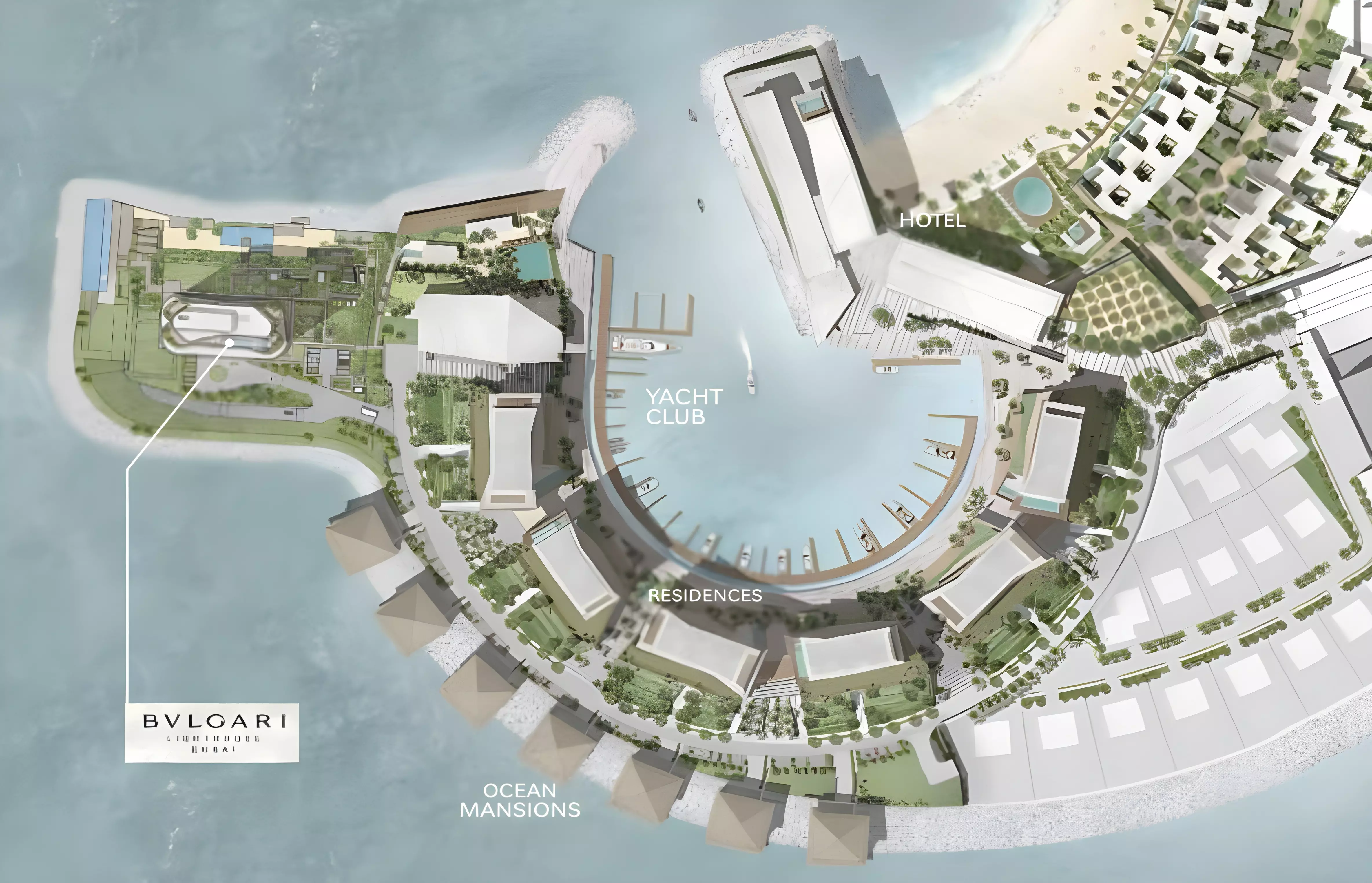 Bulgari Lighthouse – master plan