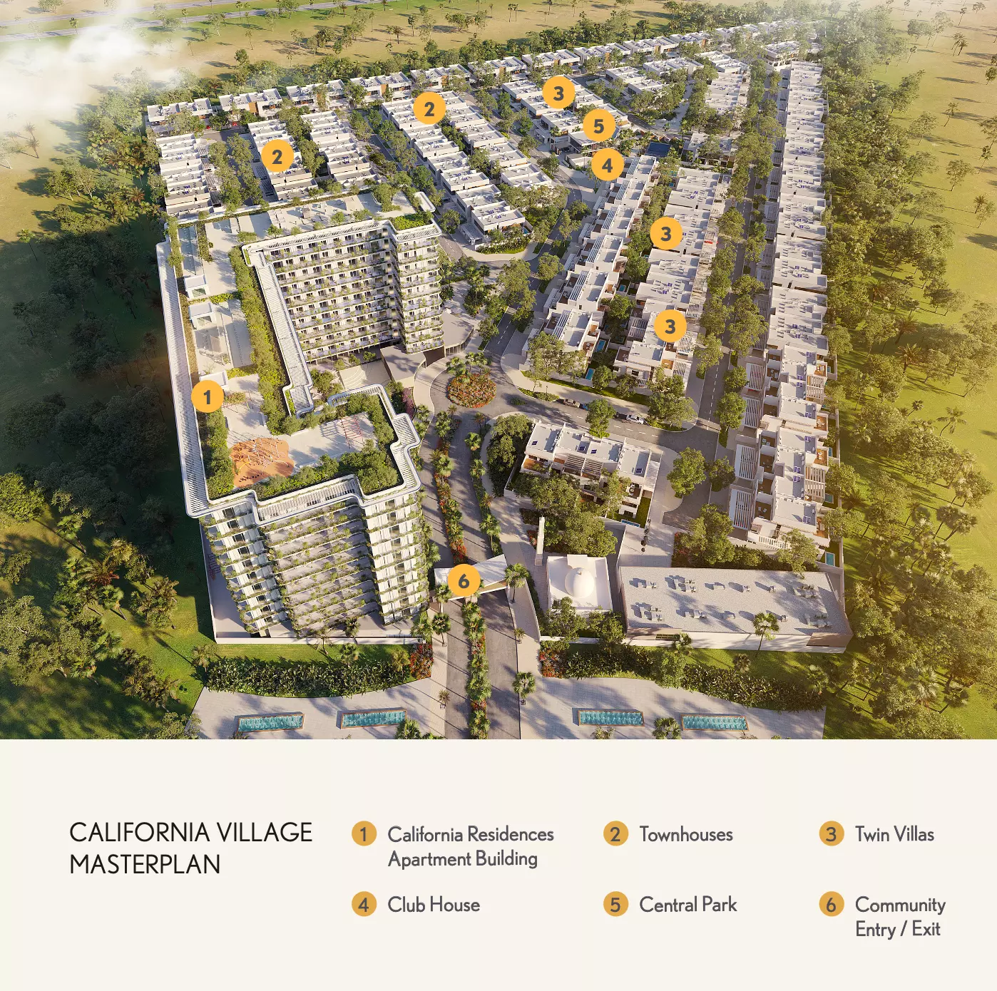 California Residences – master plan