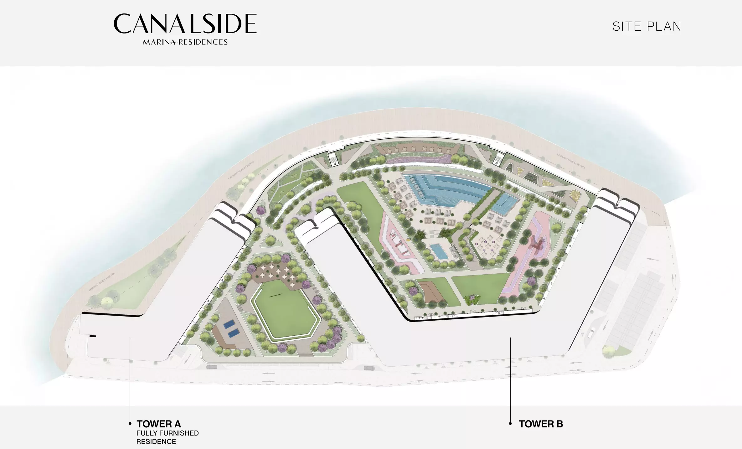 Canalside Marina Residences – master plan
