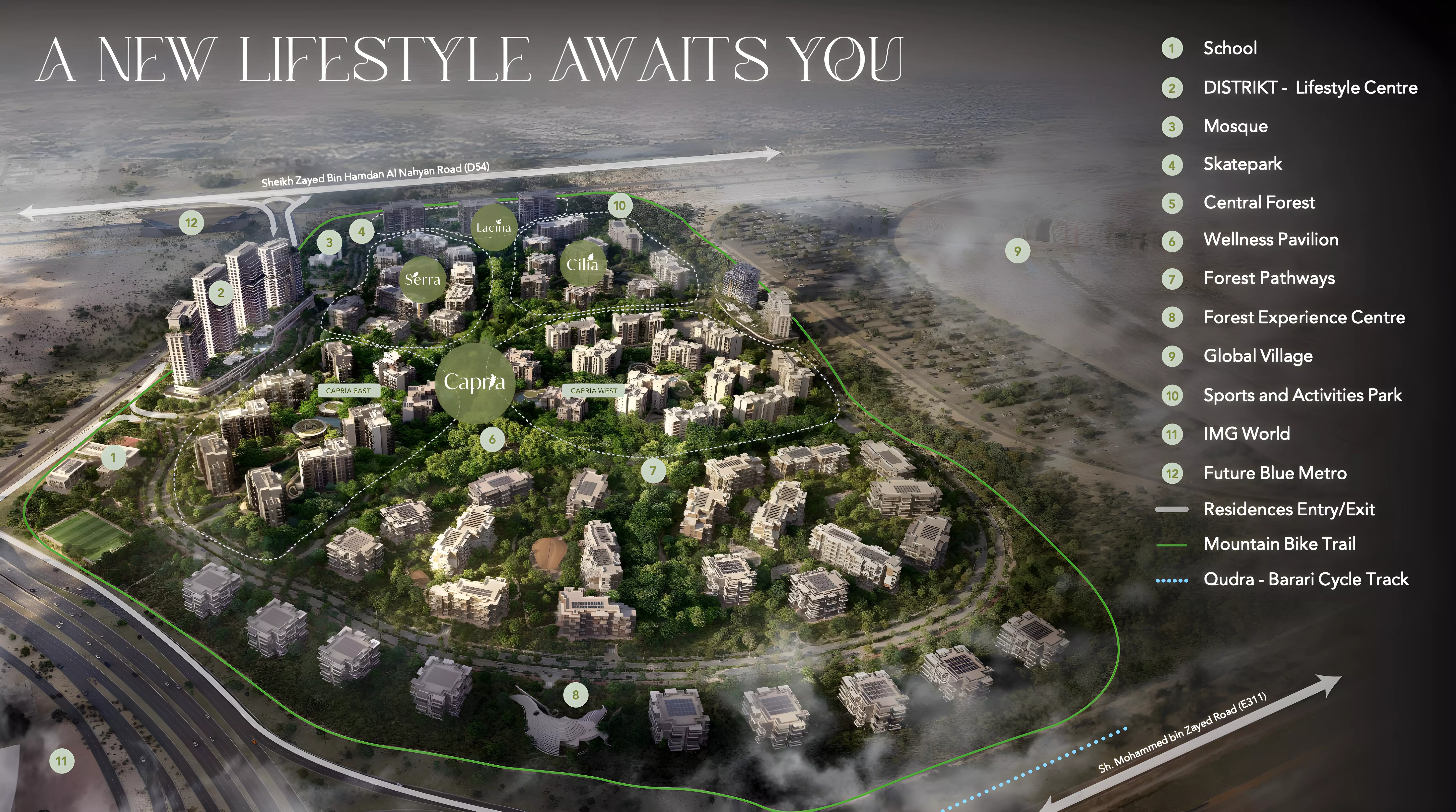 Capria West – master plan
