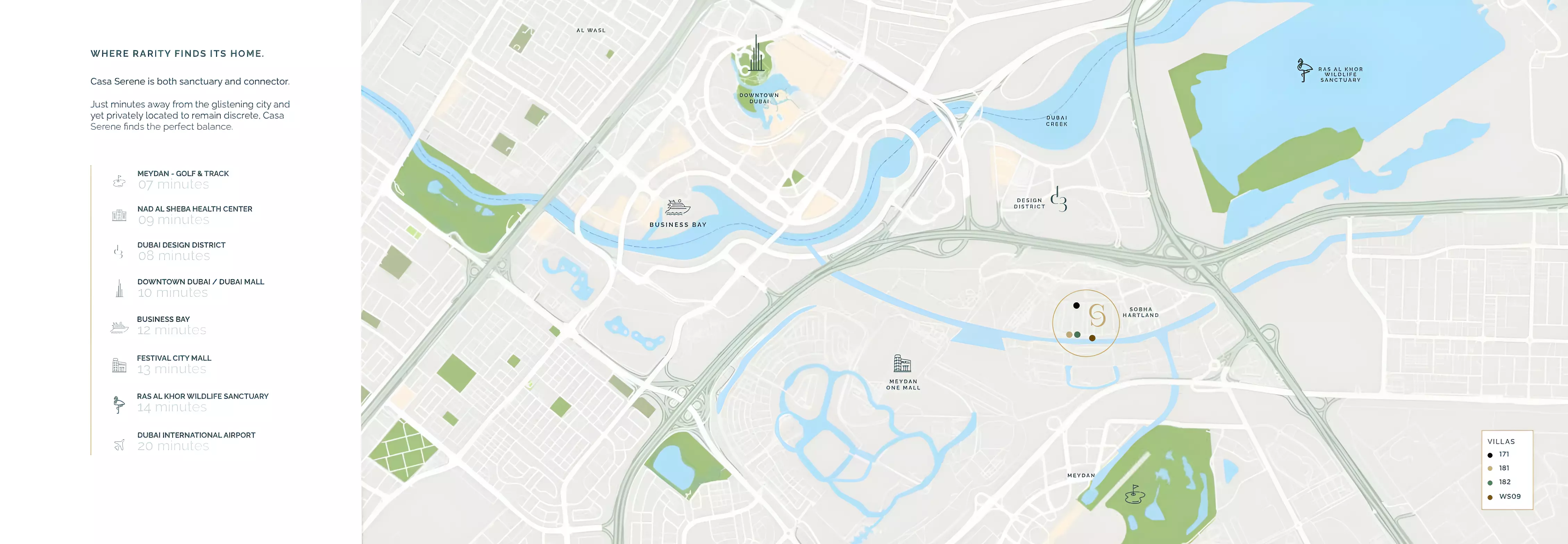 Casa Serene – master plan