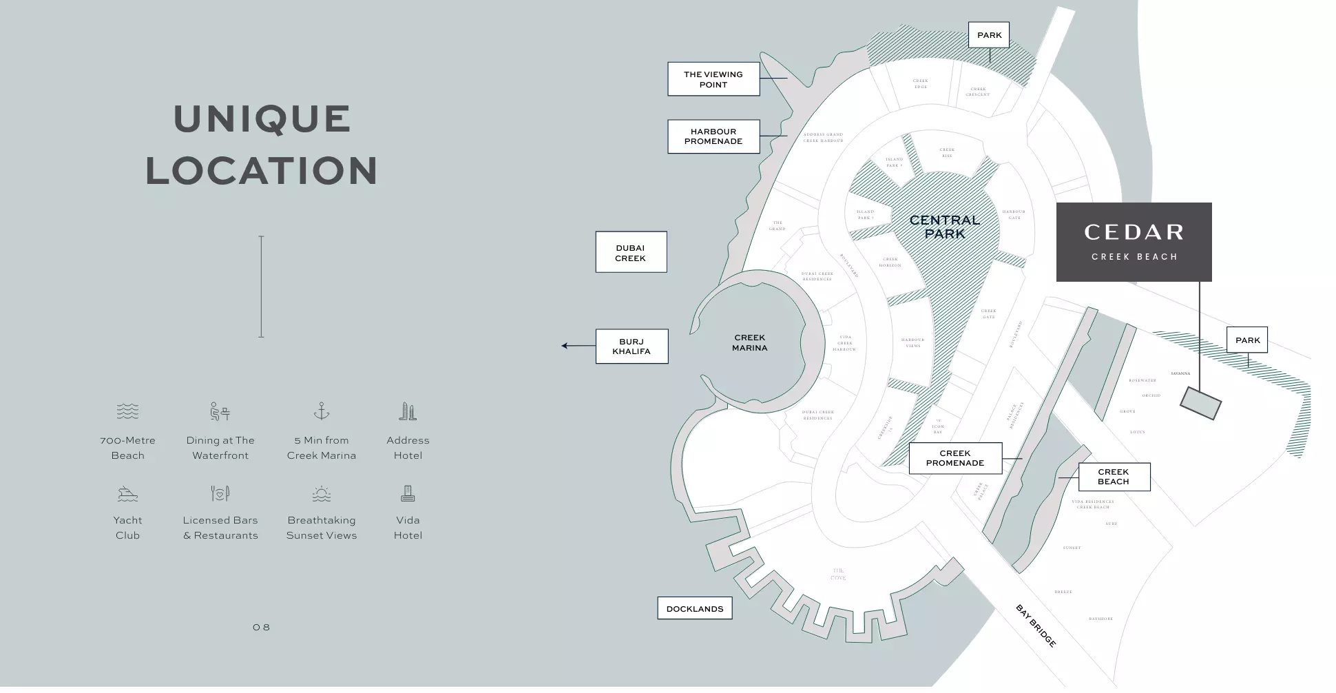 Cedar Creek Beach – master plan