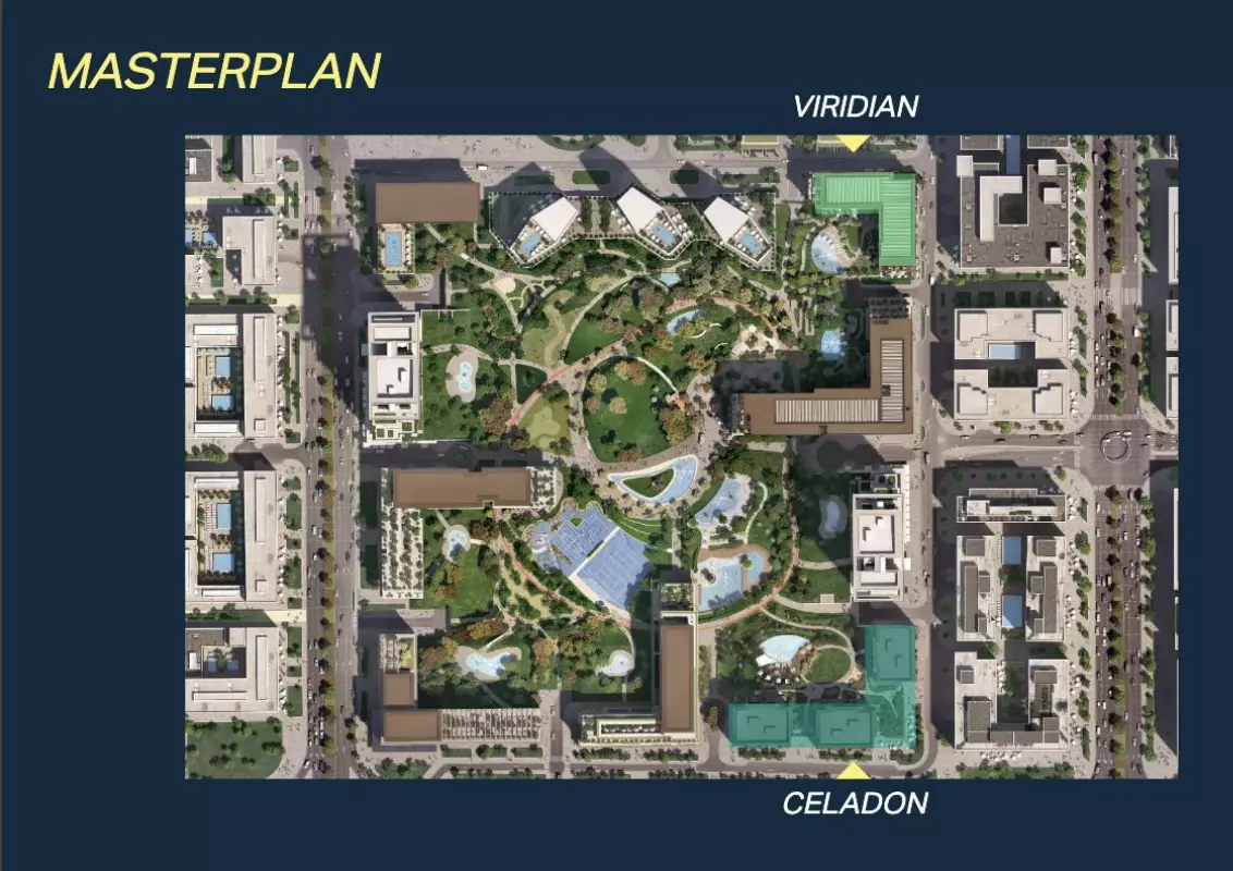Celadon City Walk By Meraas – master plan