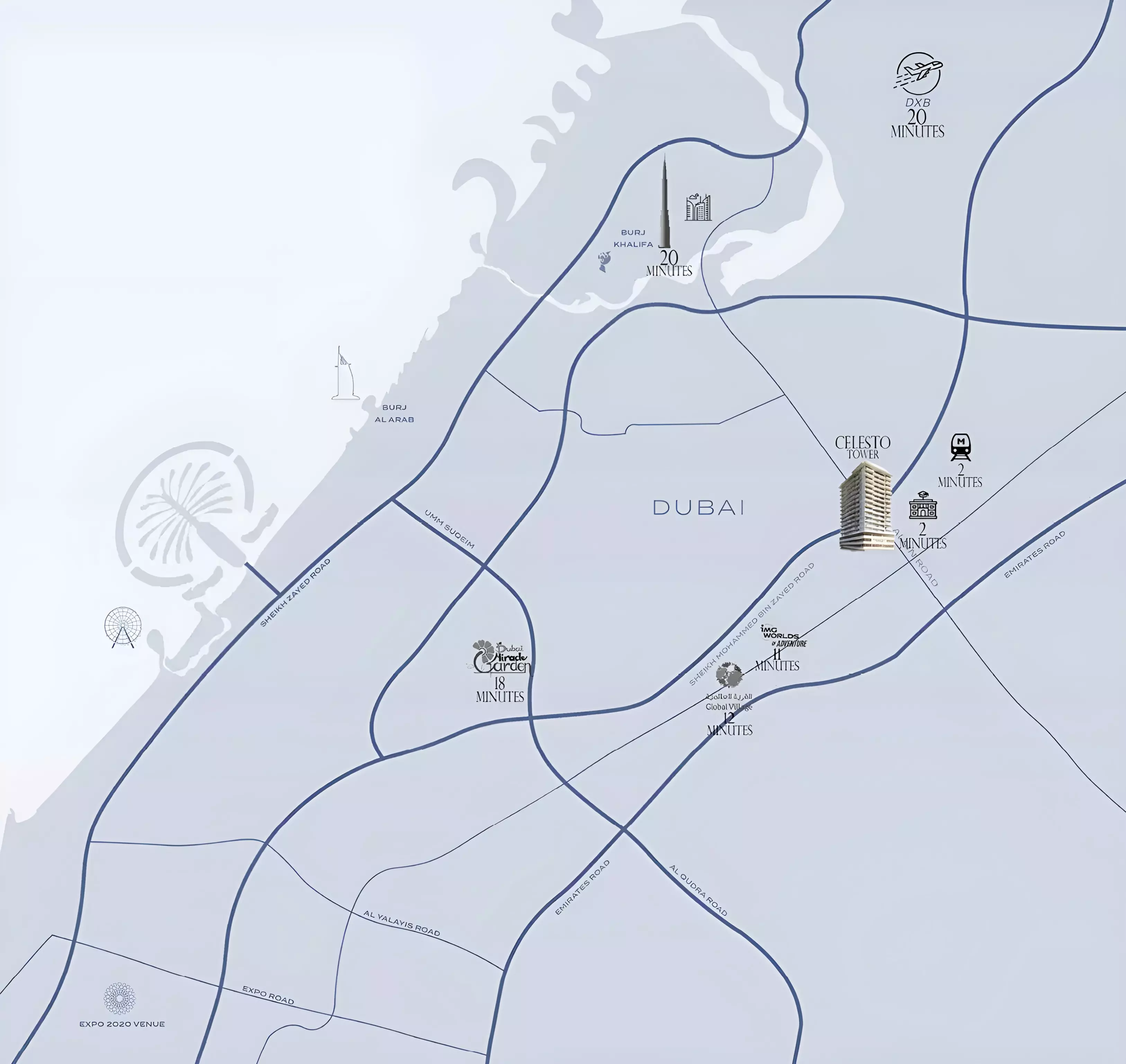 Celesto Tower – master plan