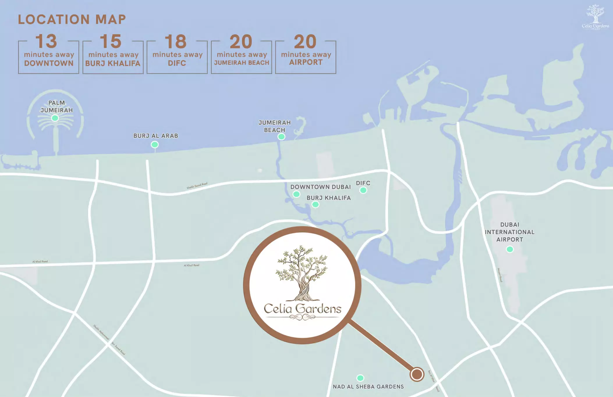Celia Gardens – master plan