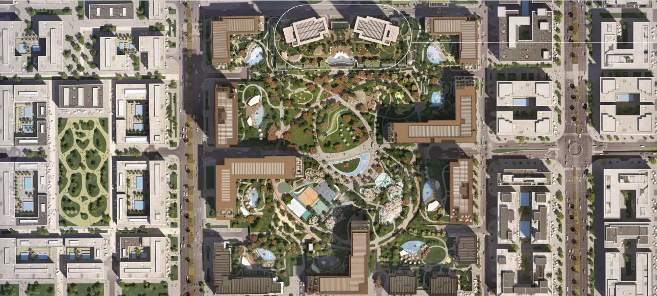Central Park Plaza – master plan