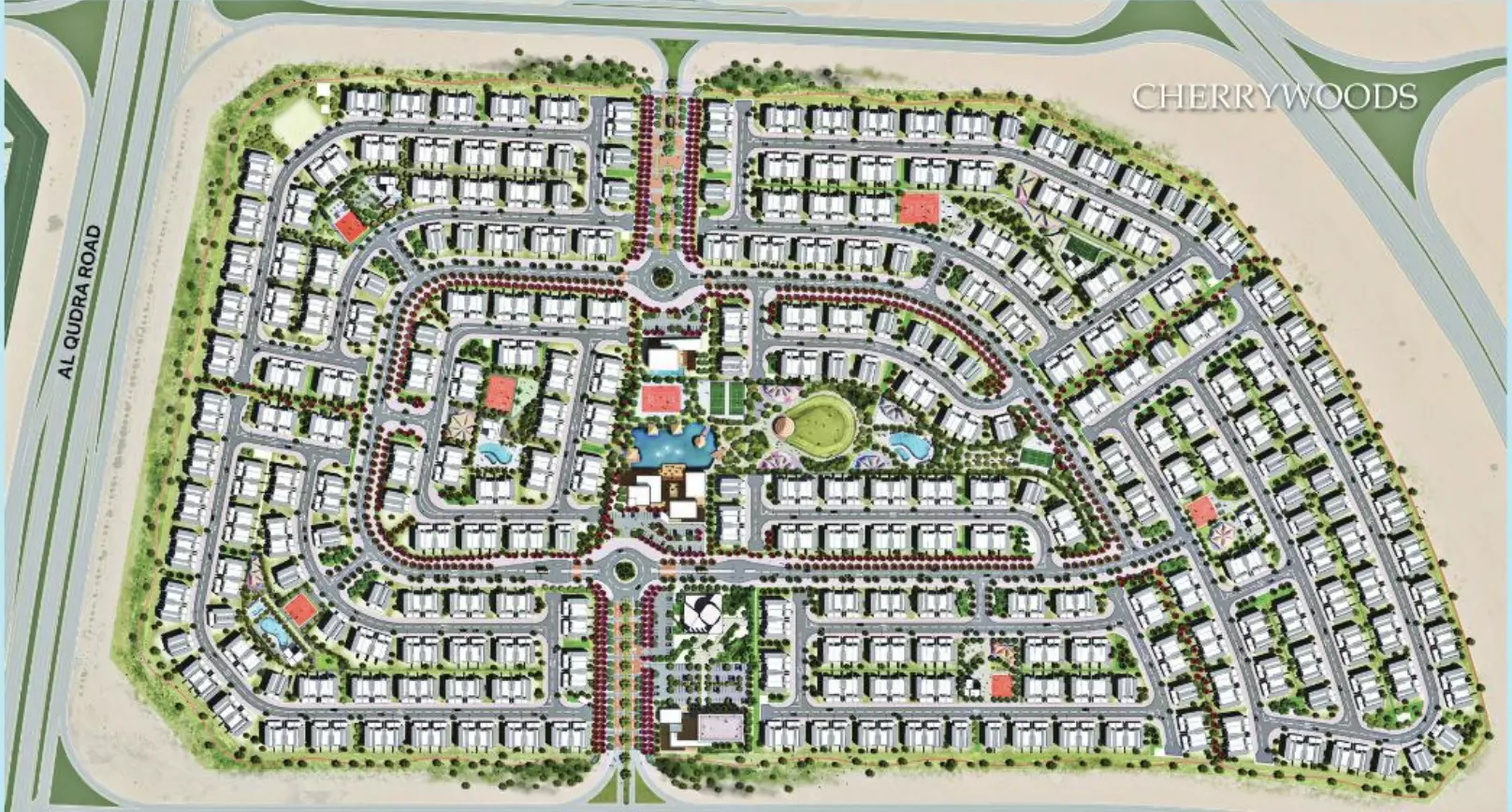 Cherrywoods – master plan