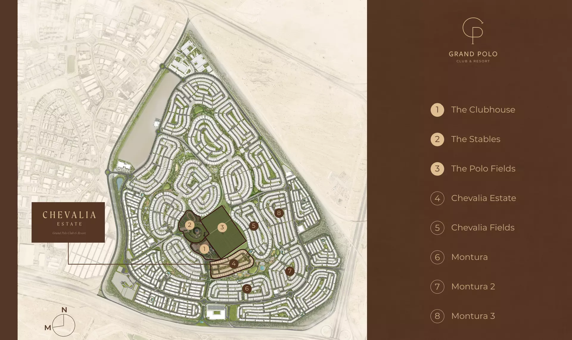 Chevalia Estate – master plan