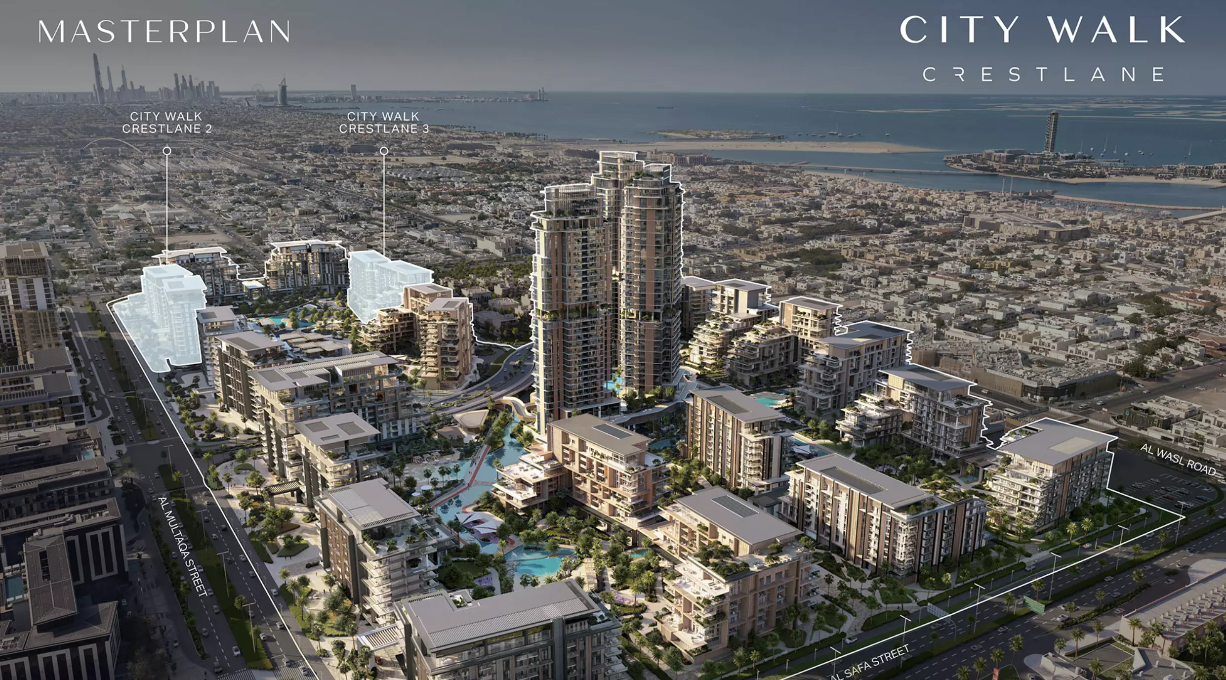 City Walk Crestlane – master plan