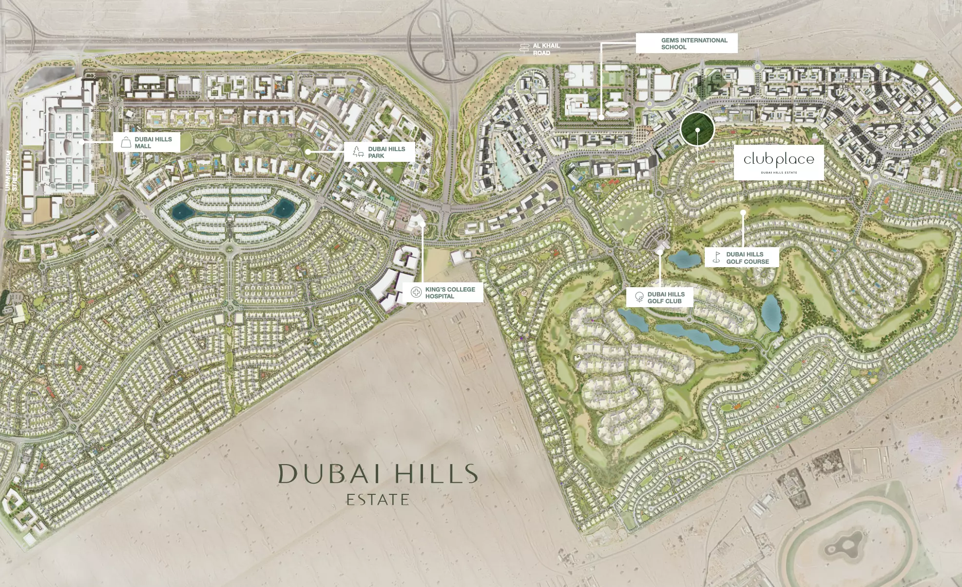 Club Place – master plan