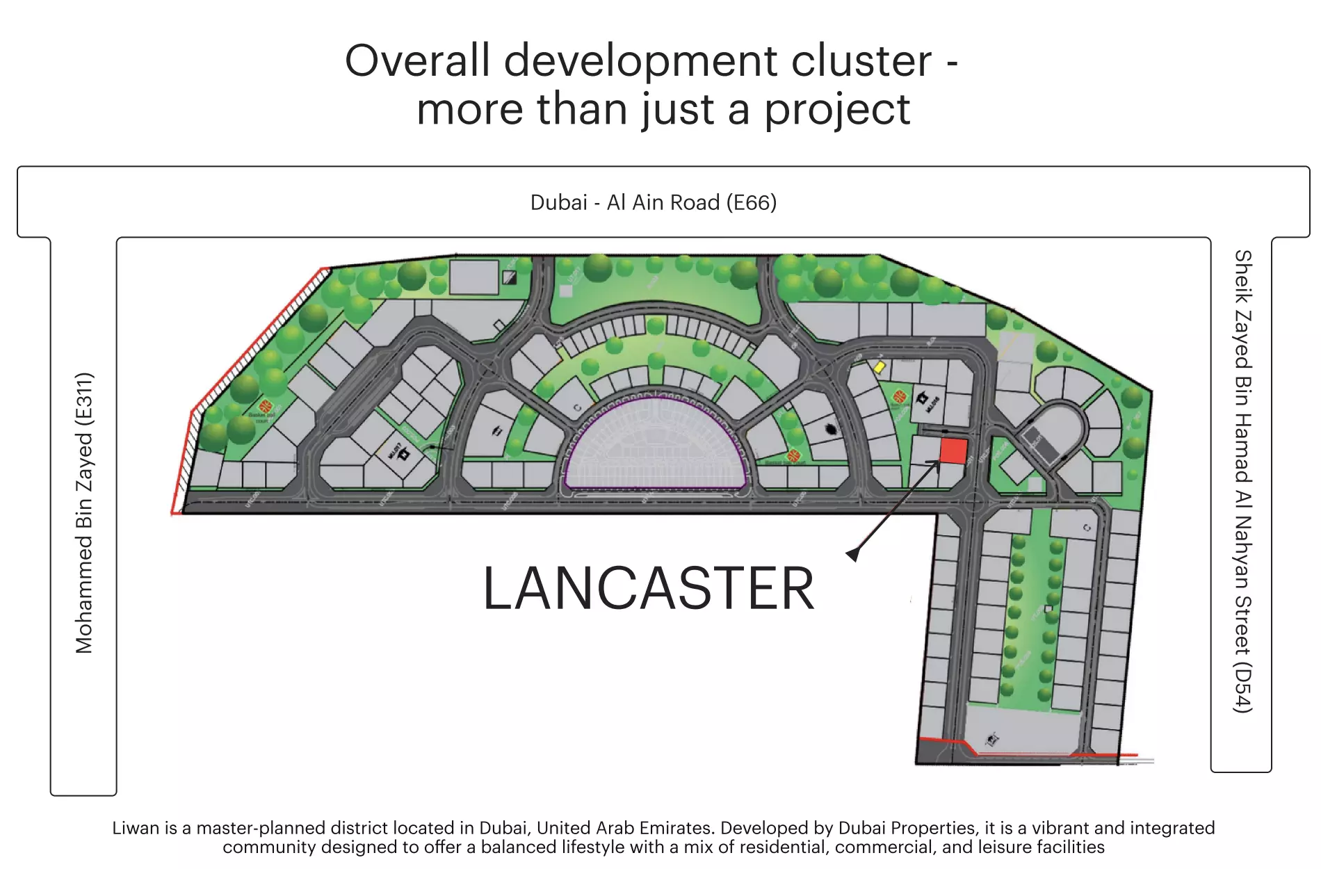 Confident Lancaster – master plan