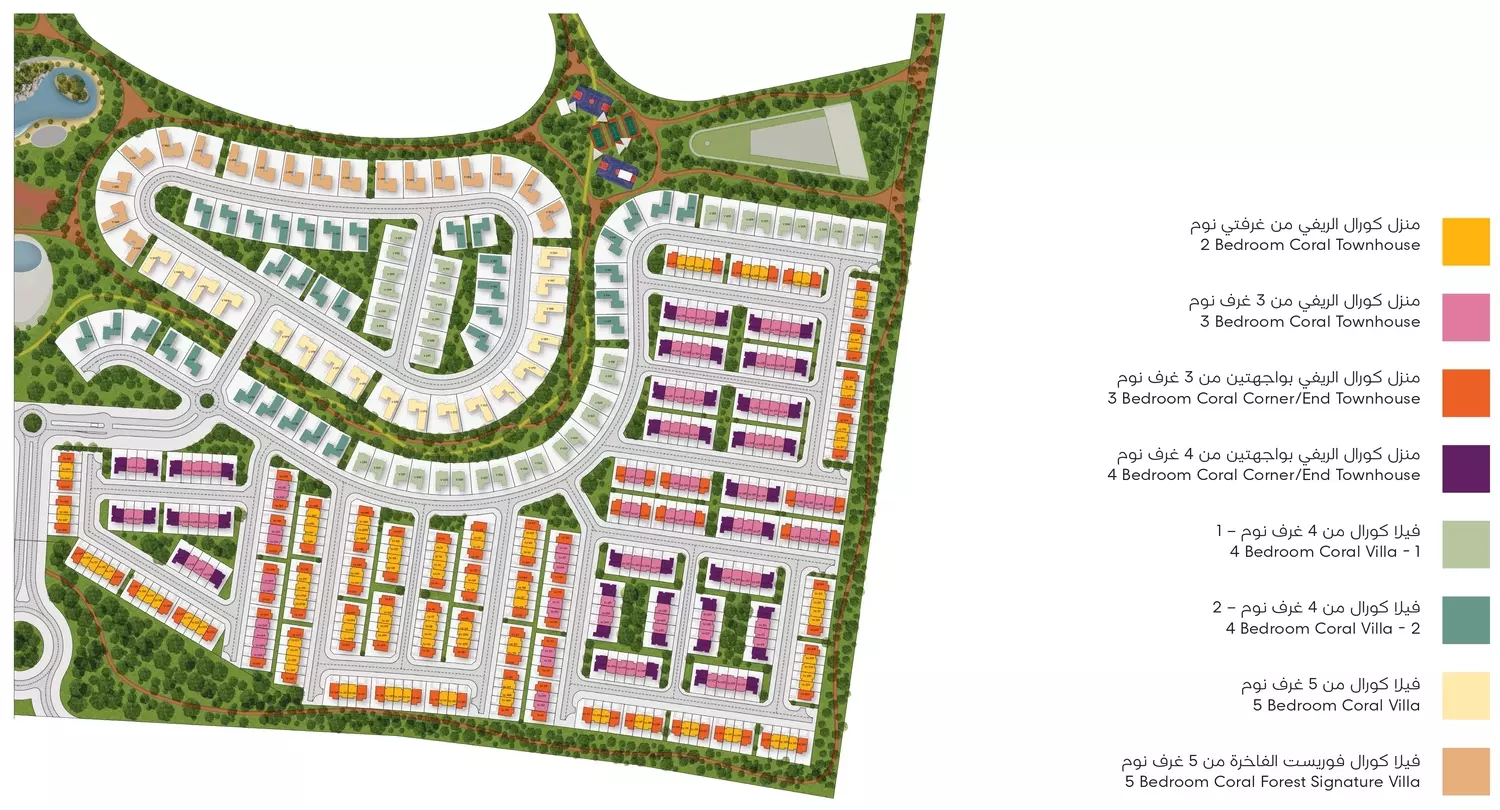 Coral – master plan