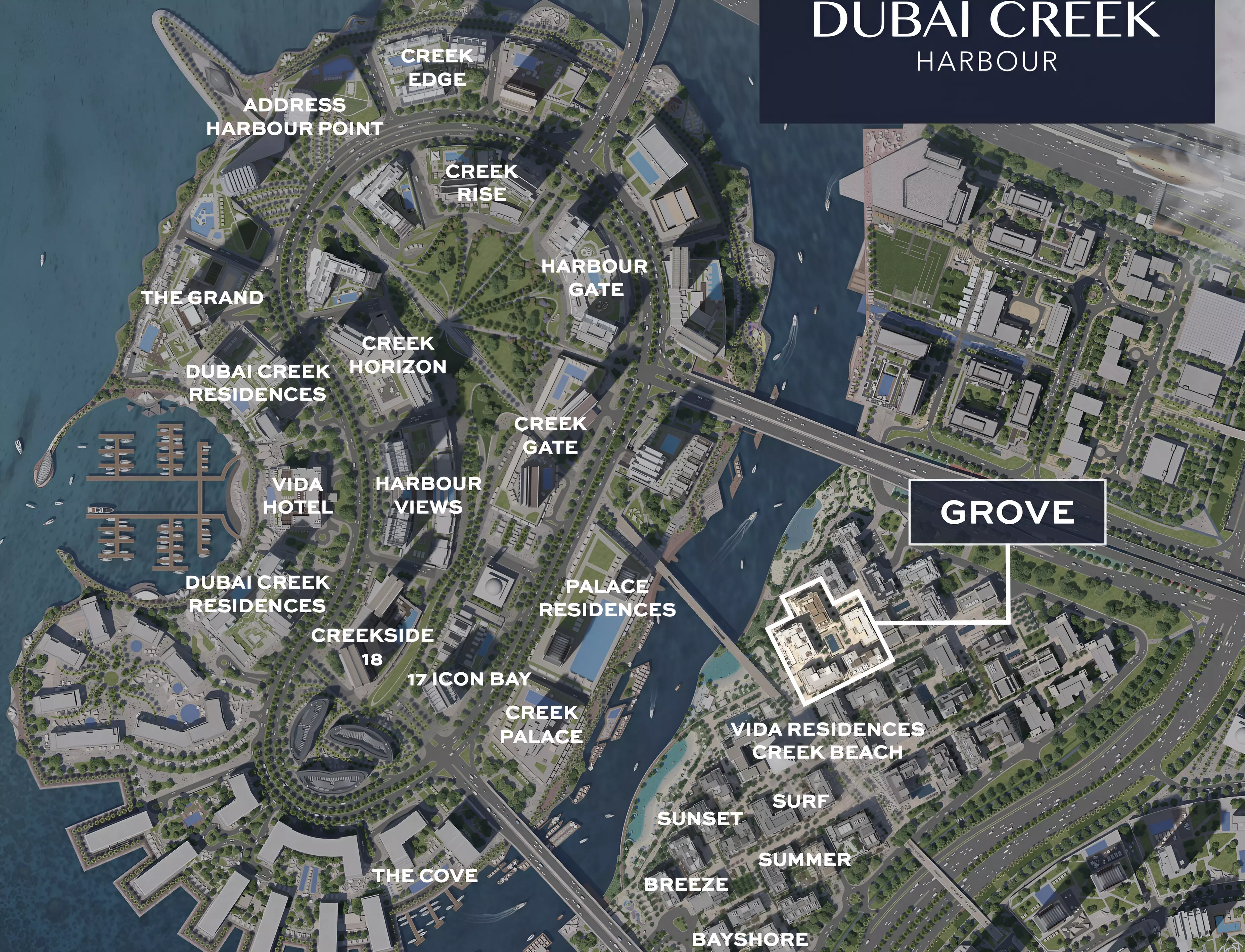 Creek Beach Grove – master plan