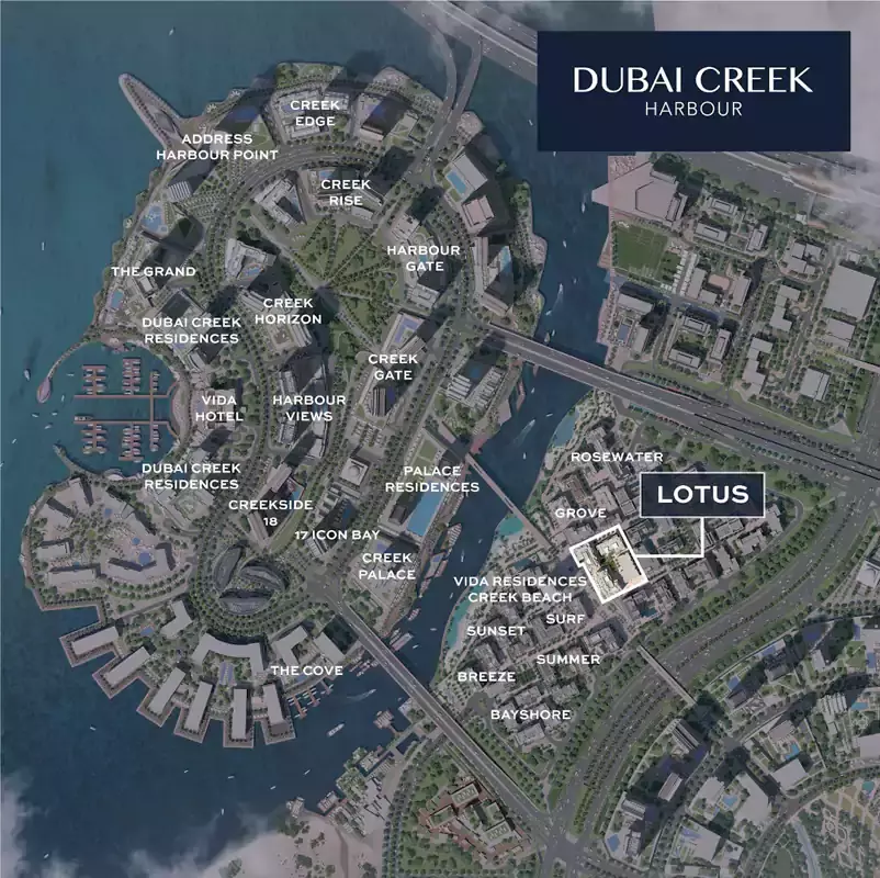 Creek Beach Lotus – master plan