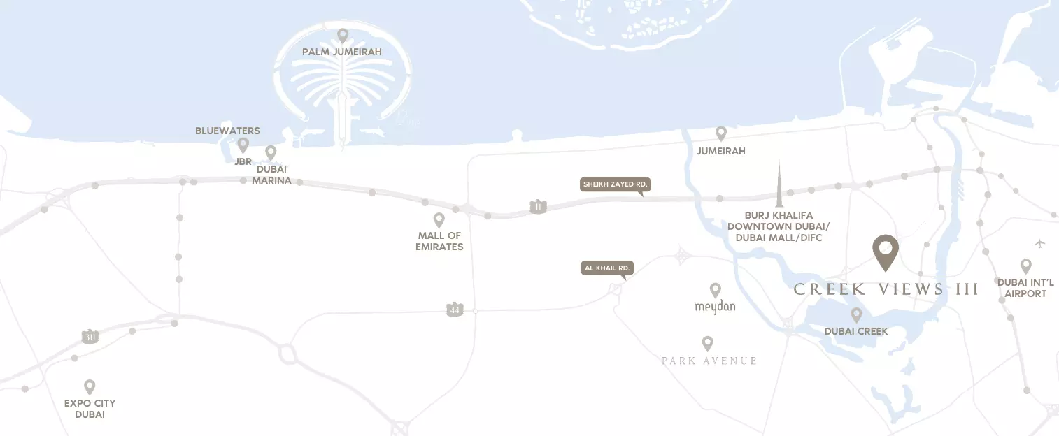 Creek Views Phase 3 By Azizi – master plan
