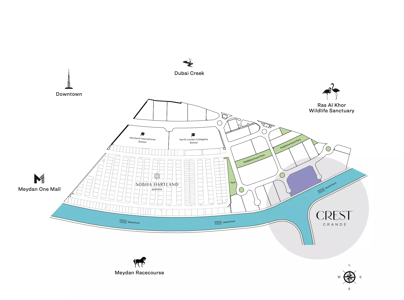 Crest Grande – master plan