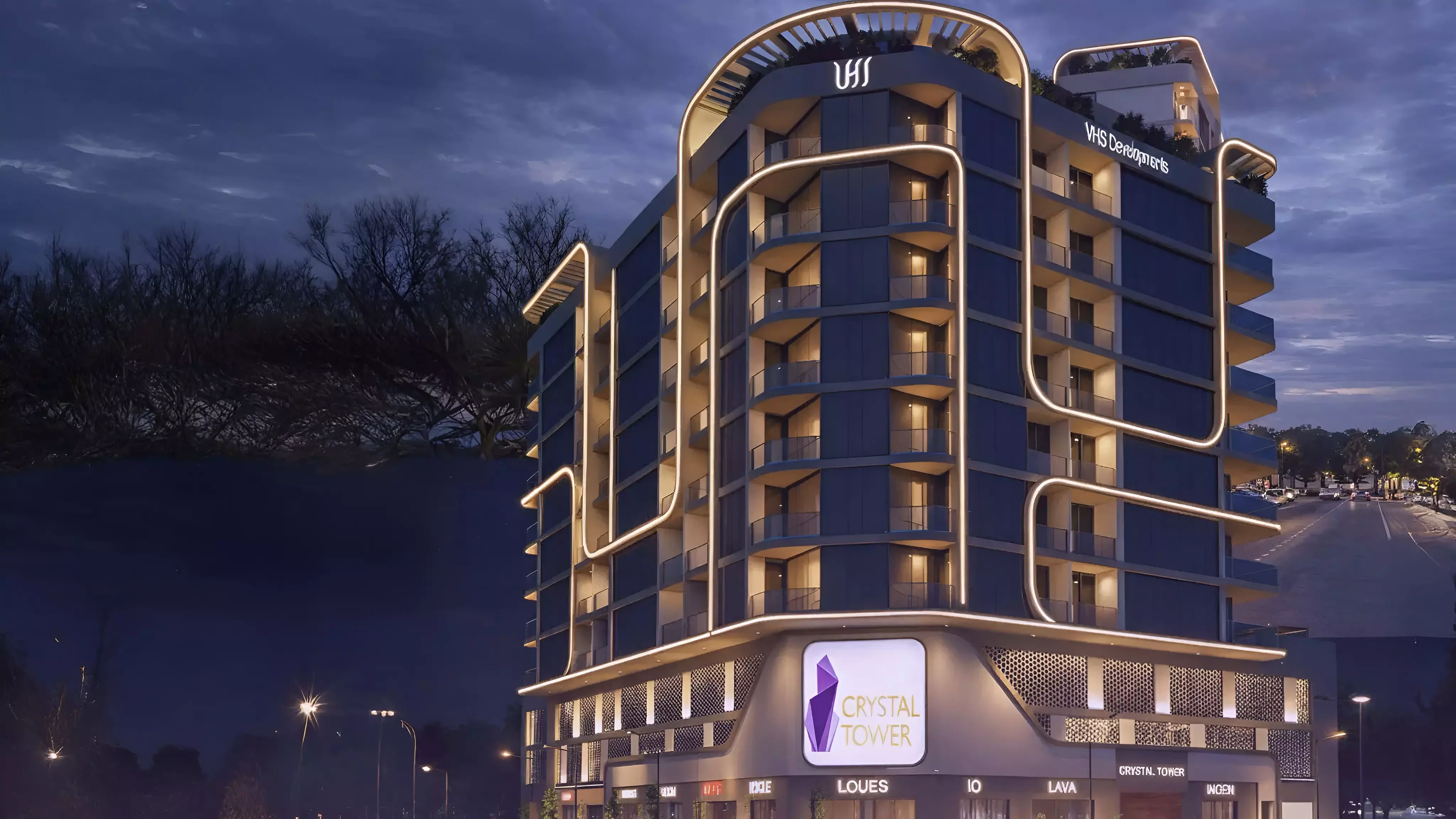 Crystal Tower – main view