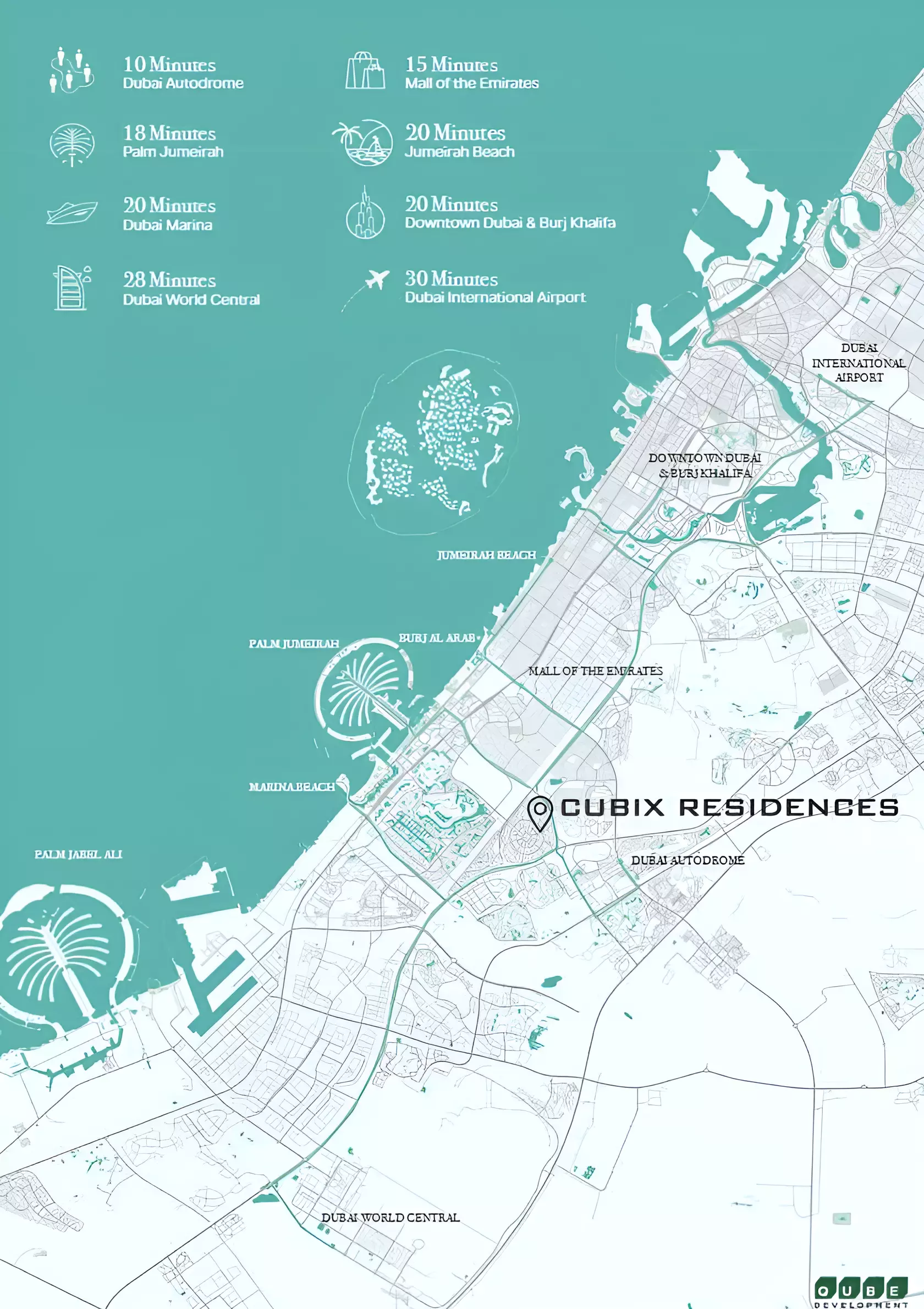 Cubix Residences – master plan
