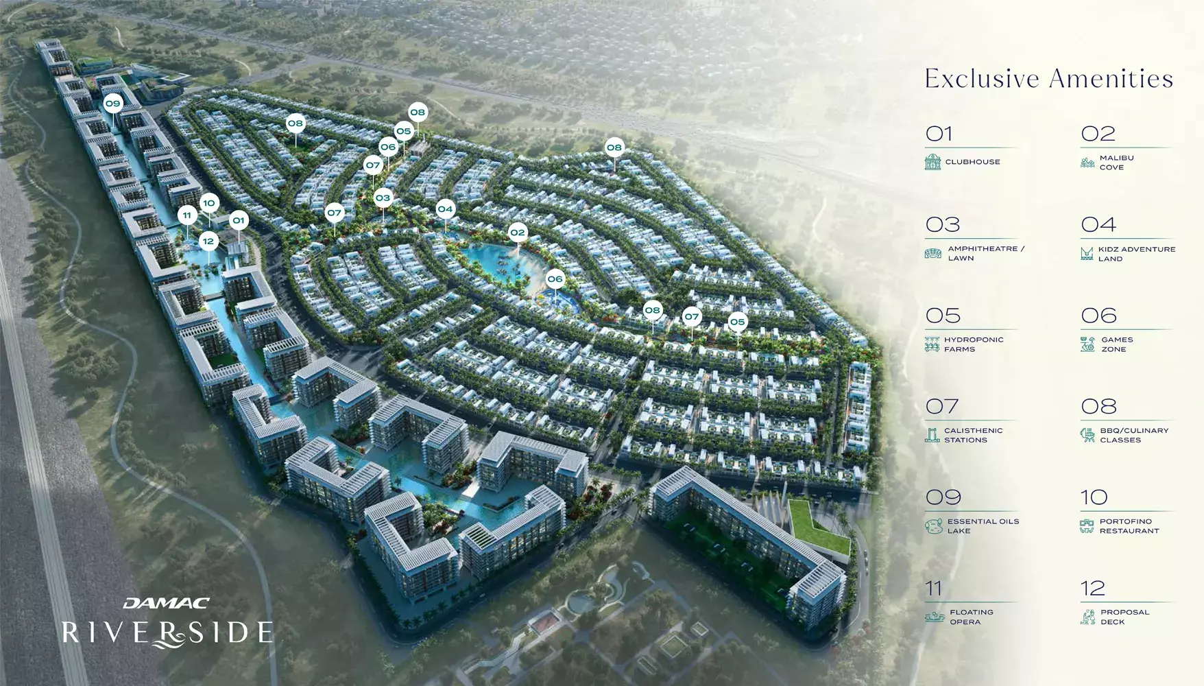 Damac Green Vein – master plan