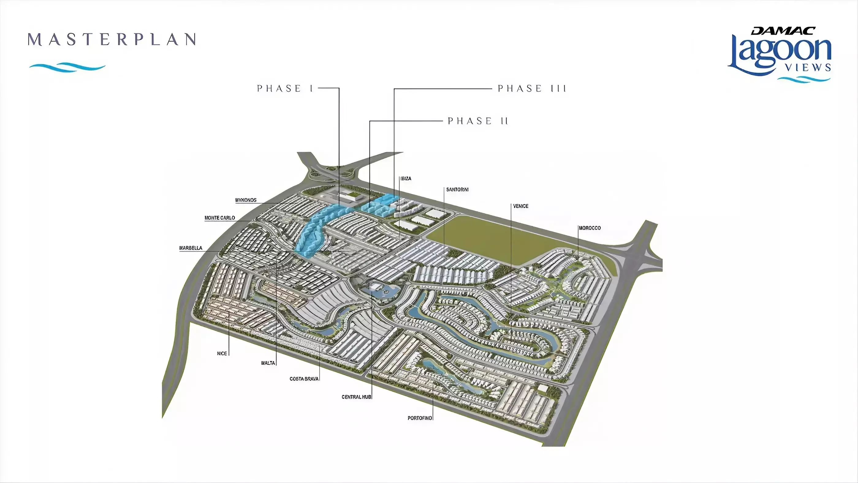 Damac Lagoon Views 13 – master plan