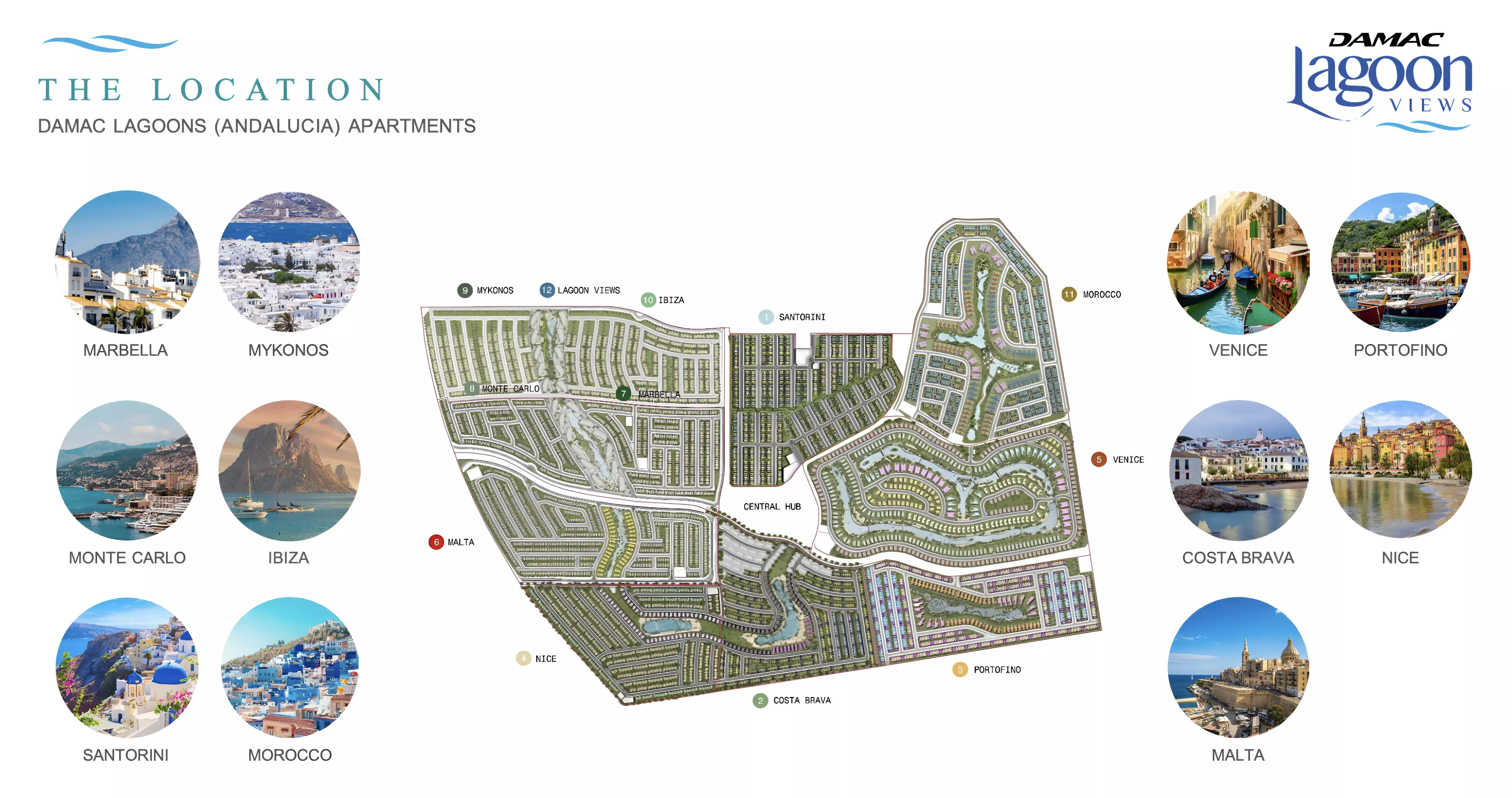 Damac Lagoon Views Andalucia – master plan