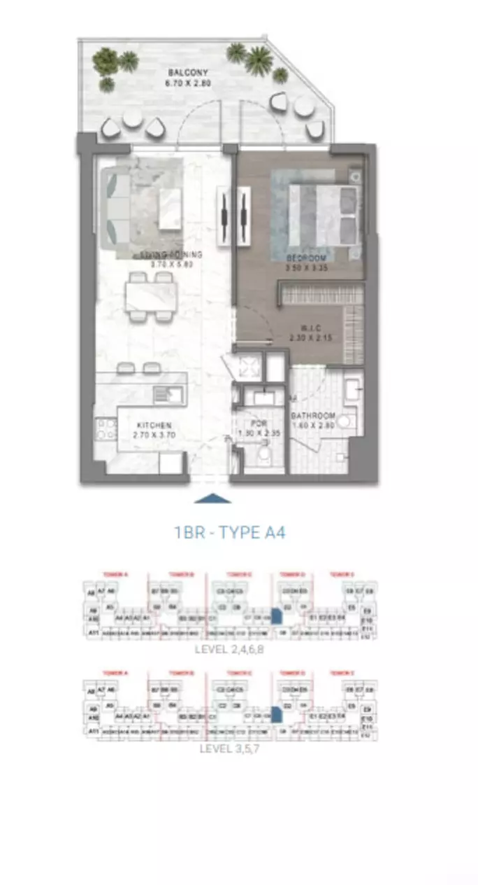Damac Riverside Views Azure 1 – photo 4