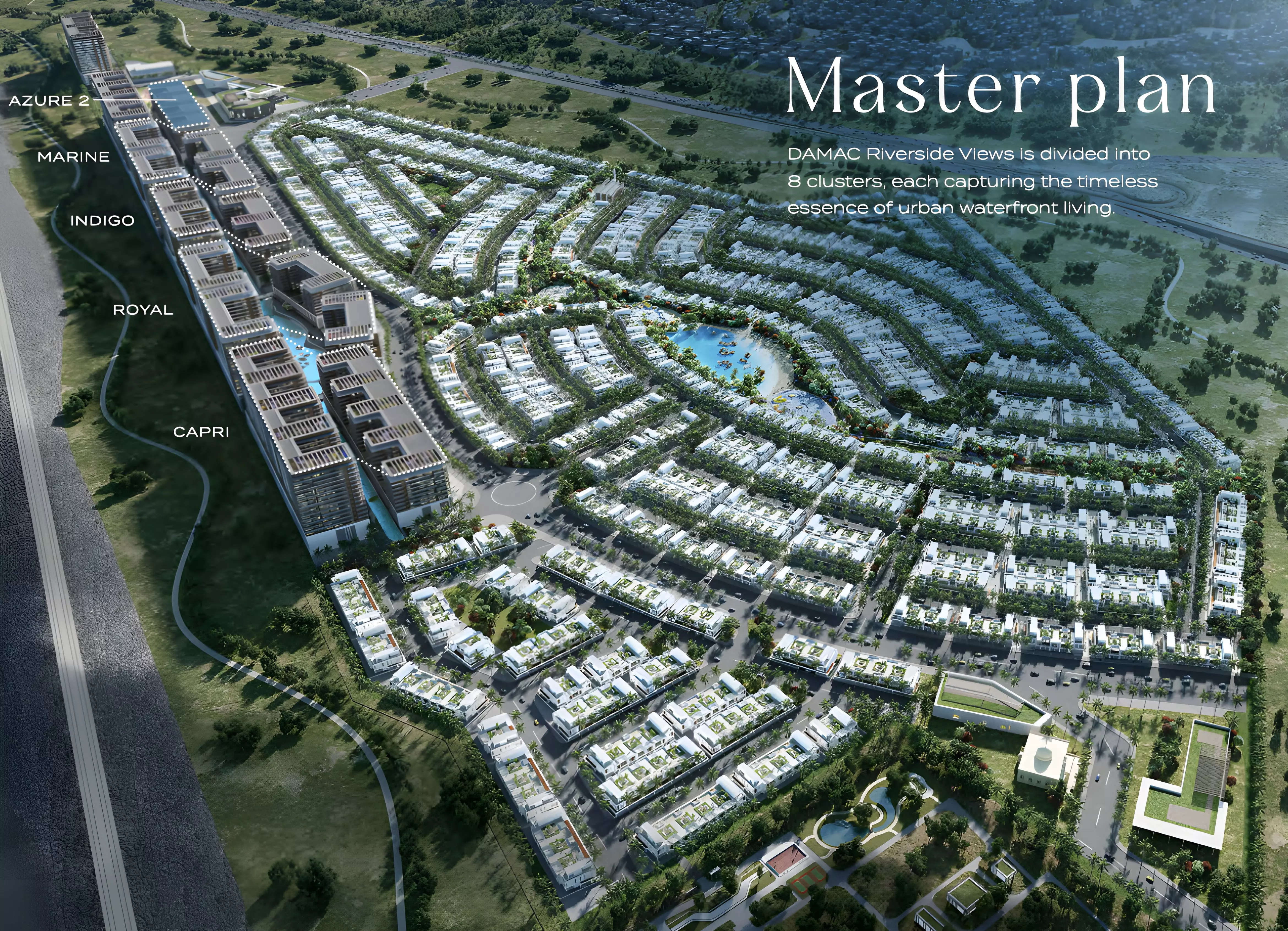 Damac Riverside Views Azure 2 – master plan
