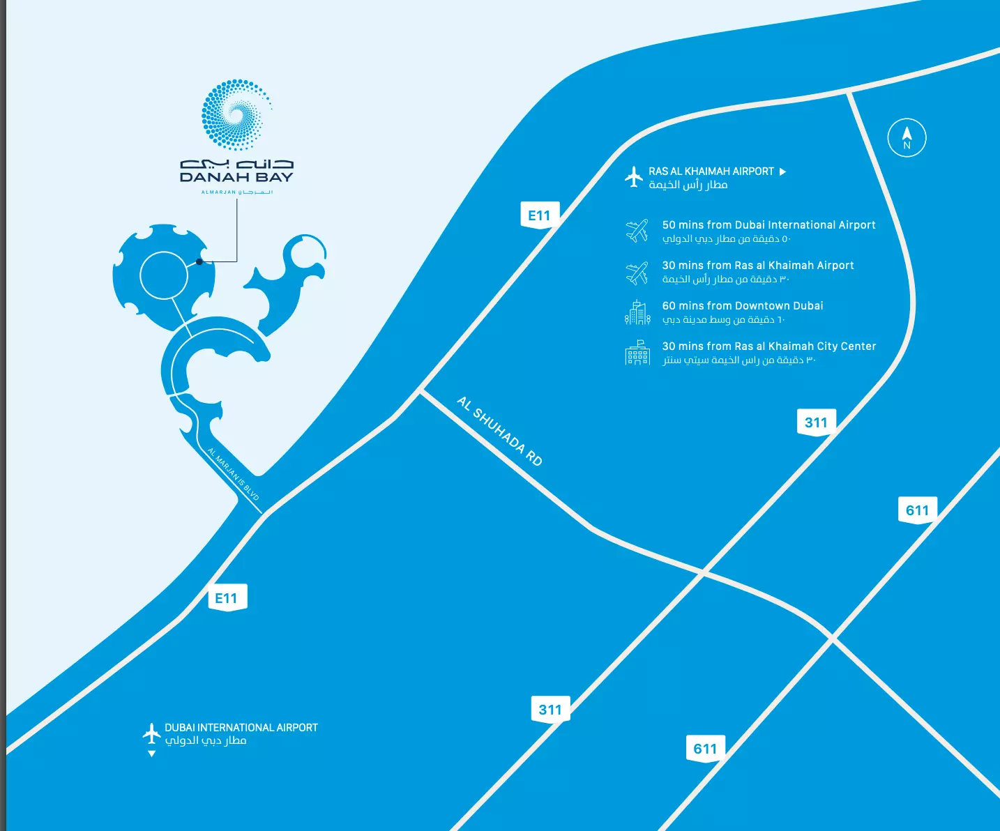 Danah Bay – master plan