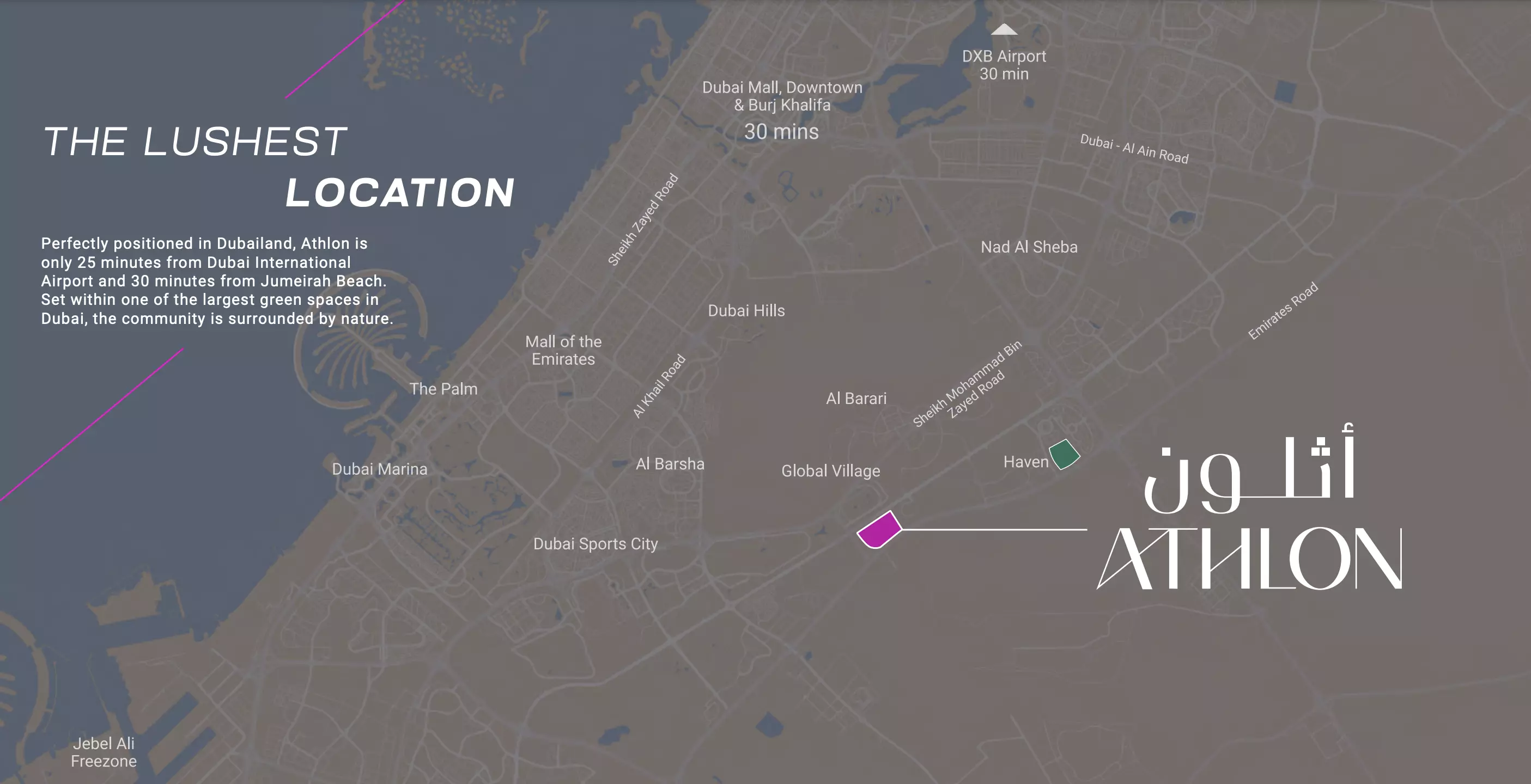 Diagon at Athlon – master plan