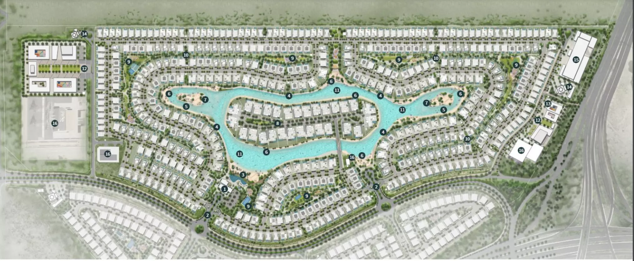 District One West By Nakheel – master plan