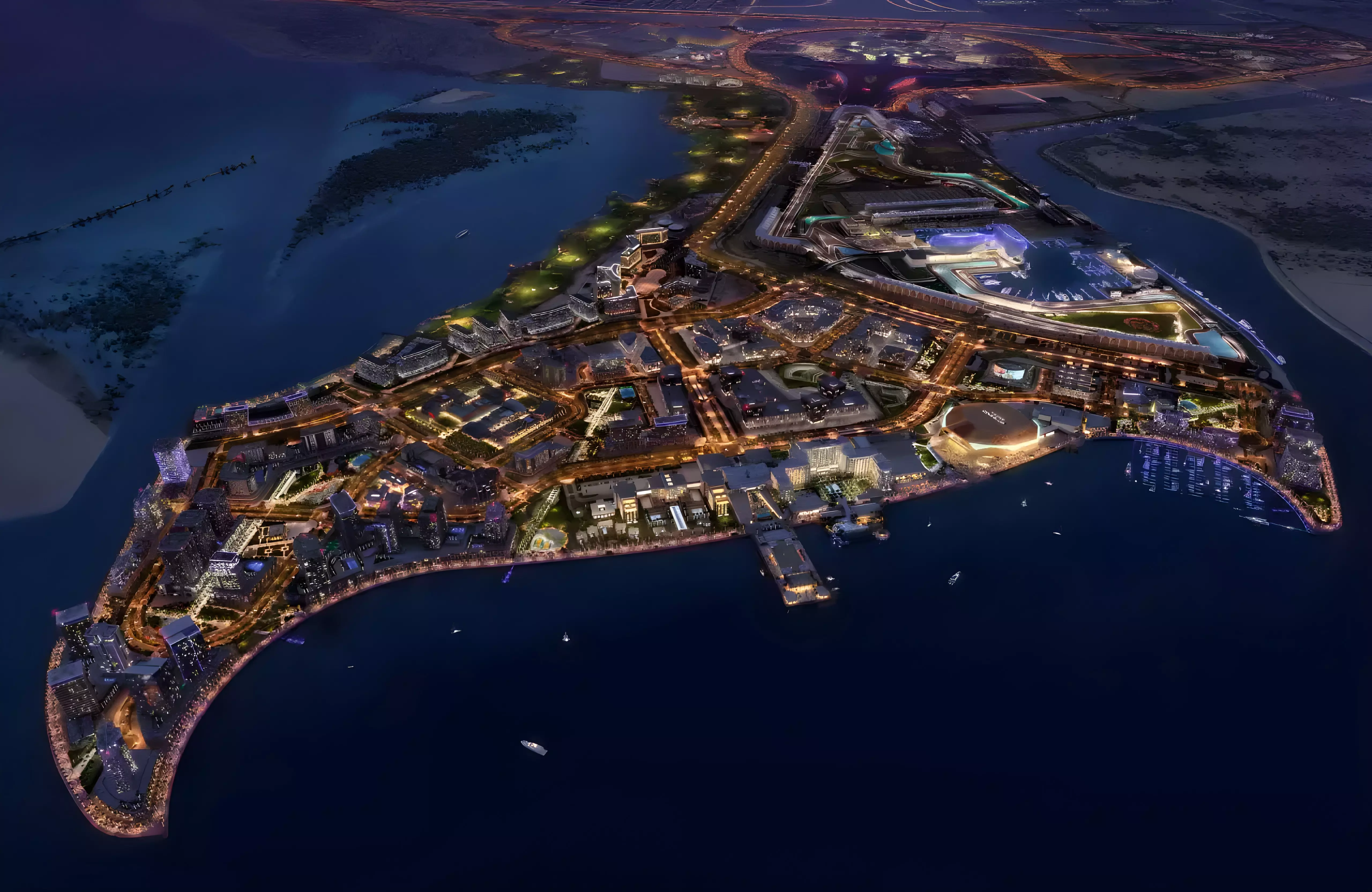 Diva Yas Island – master plan