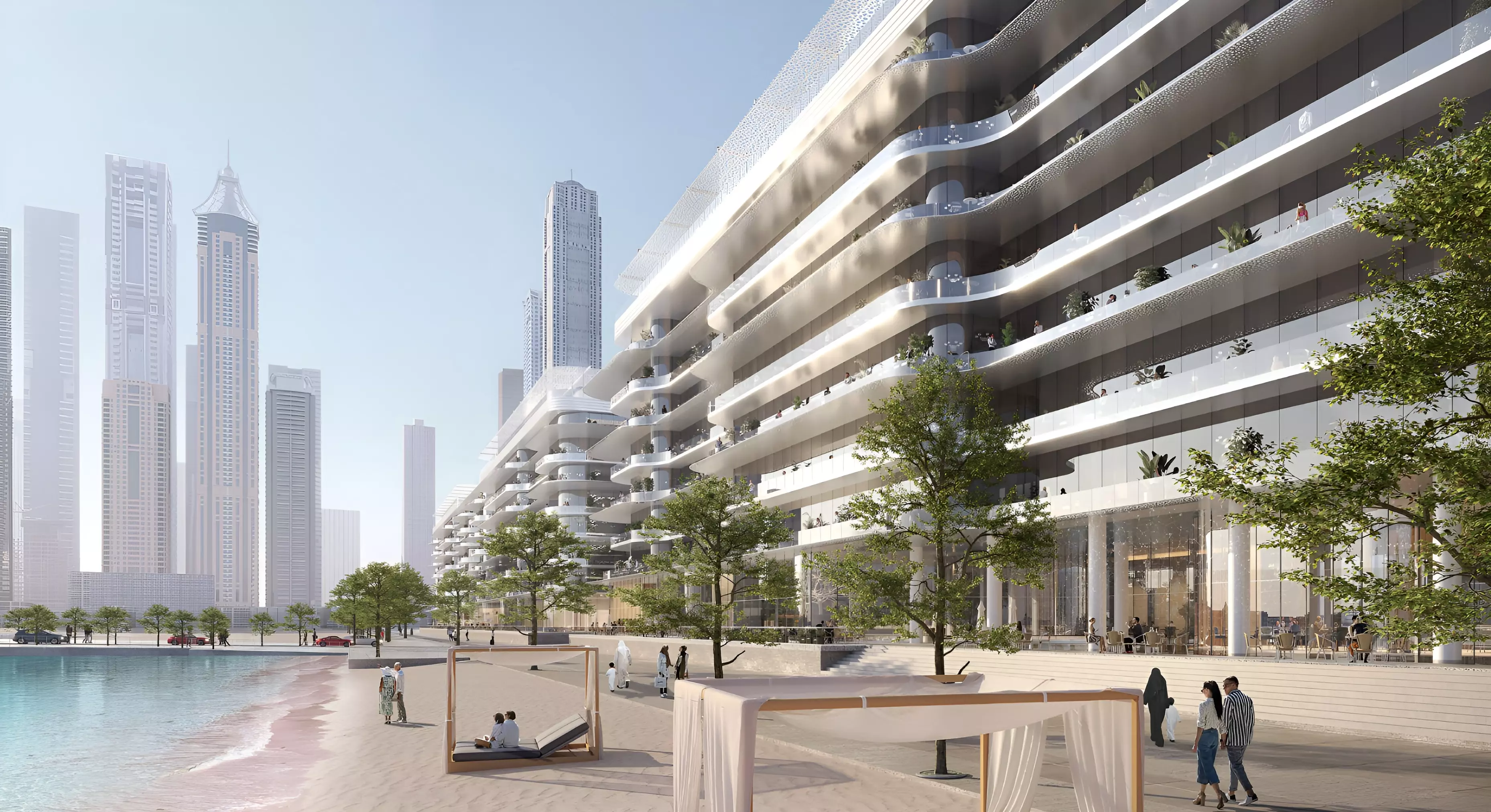 Dubai Harbour Residences Area 3 – main view