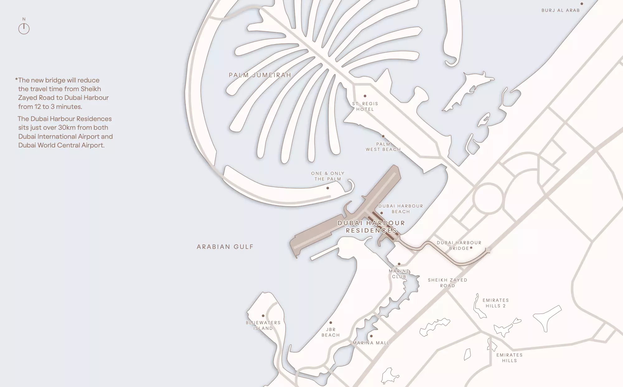 Dubai Harbour Residences Area 3 – master plan