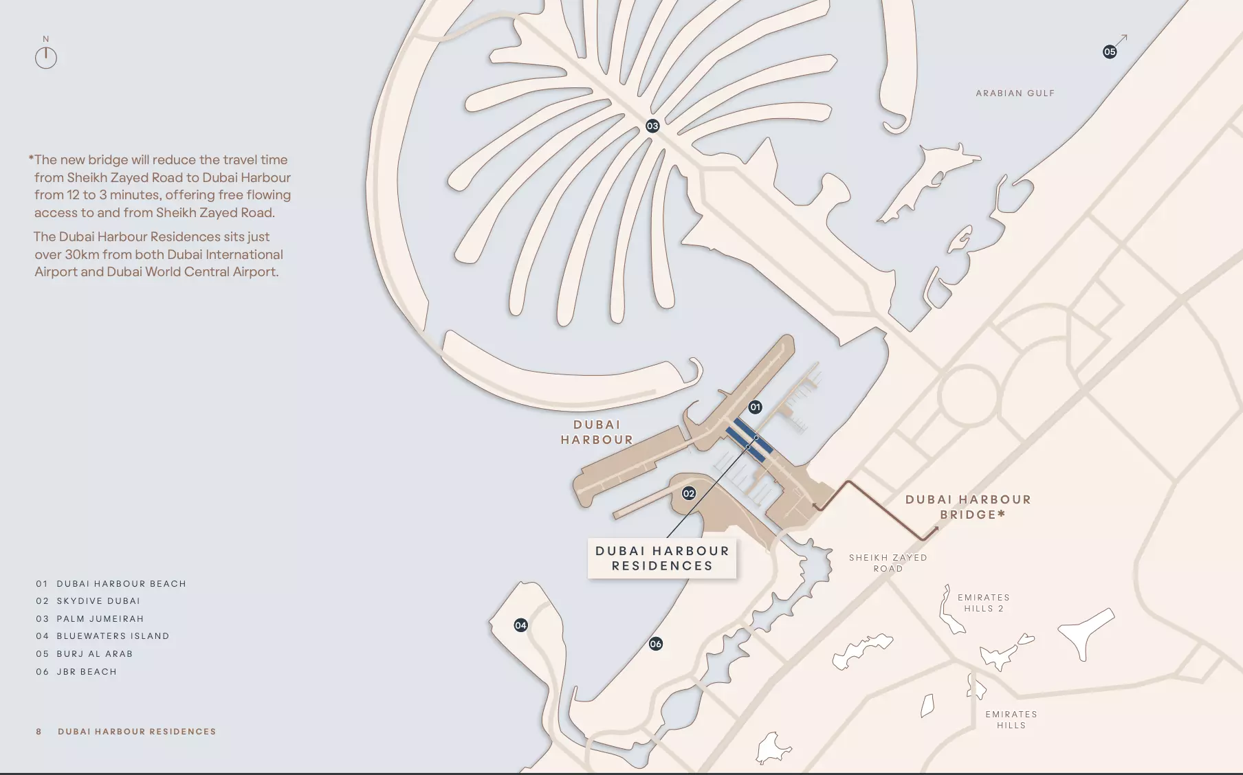 Dubai Harbour Residences – master plan