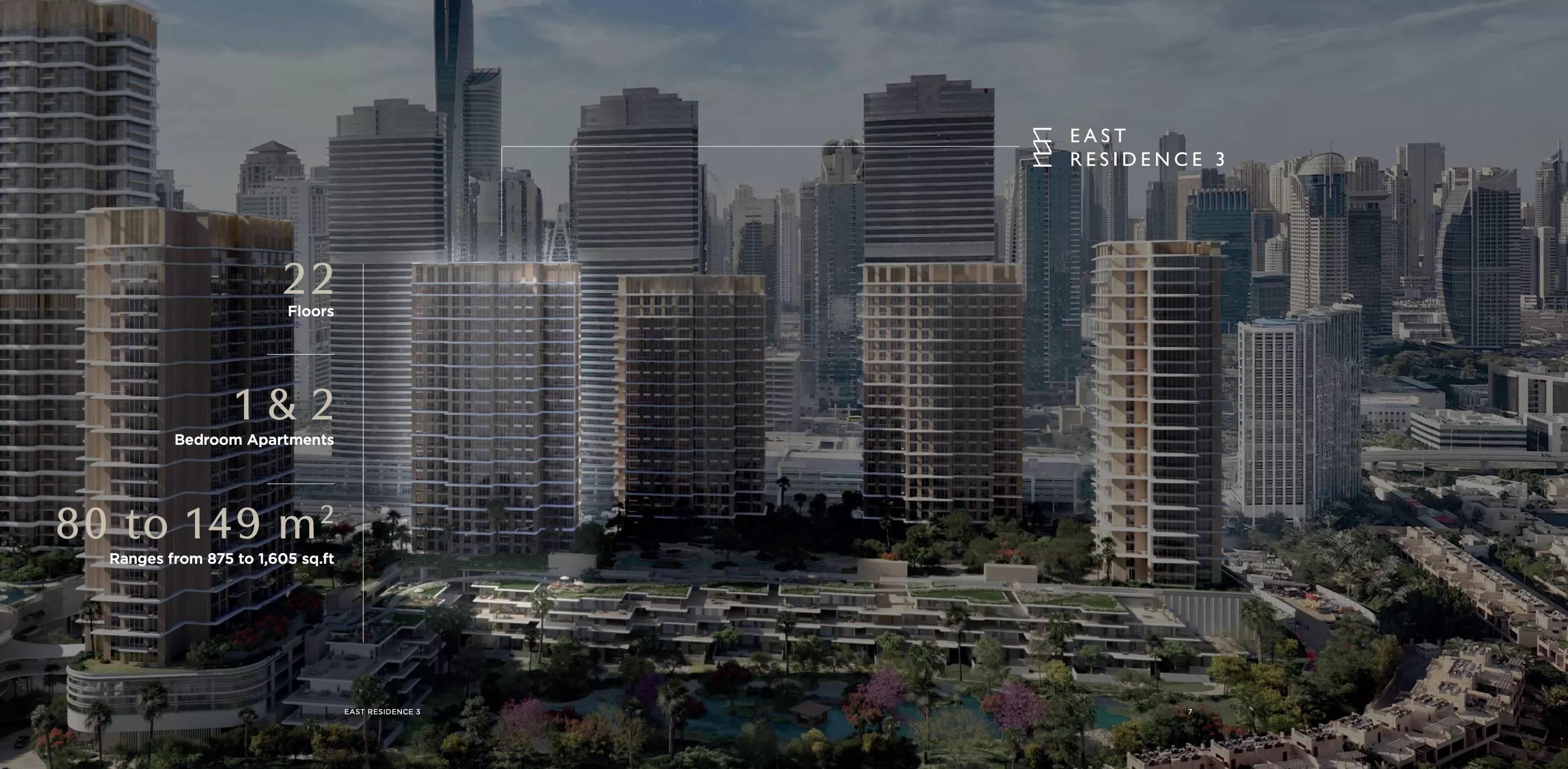 East Residence 3 At Serenia District – master plan