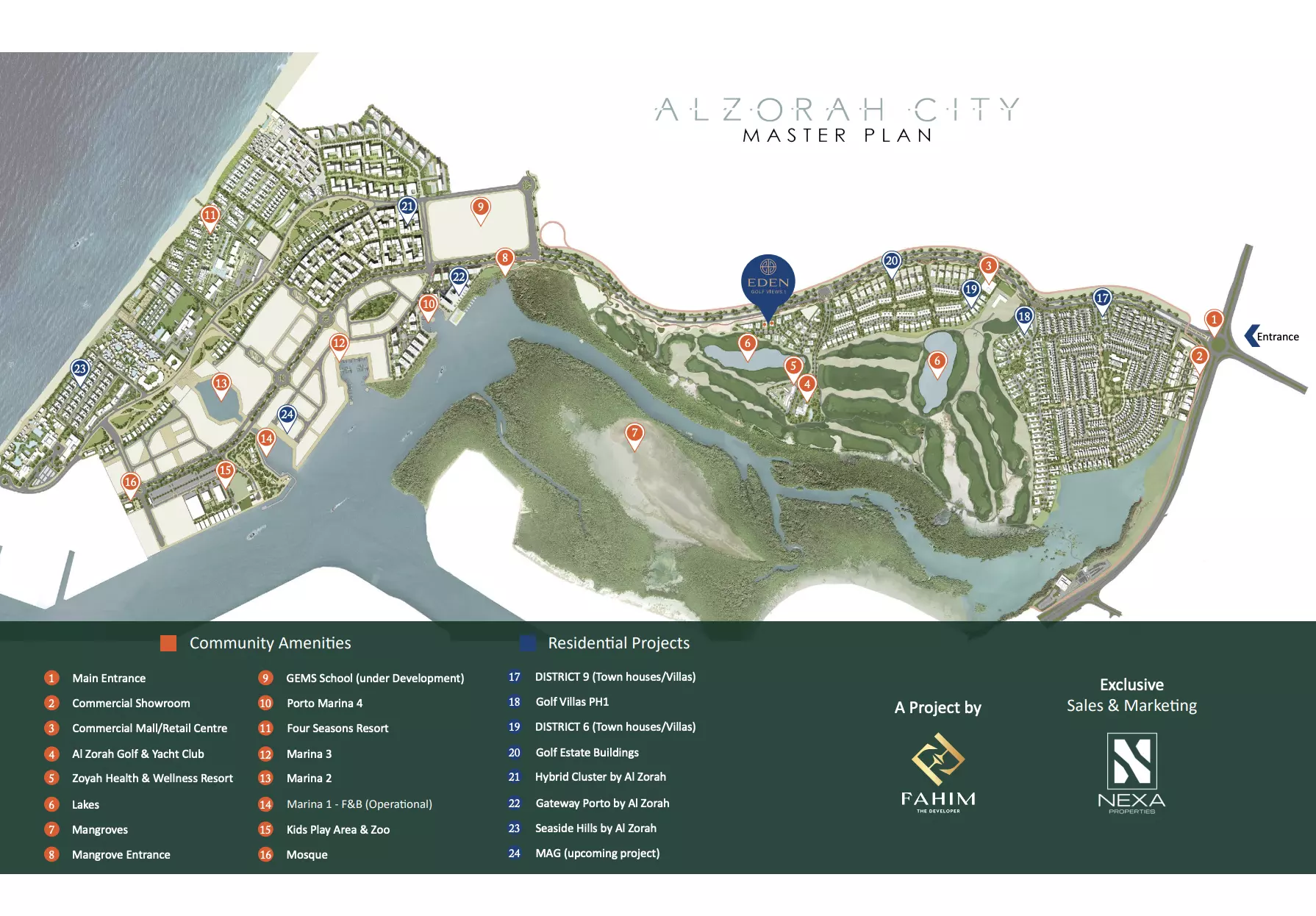Eden Golf Views 1 – master plan