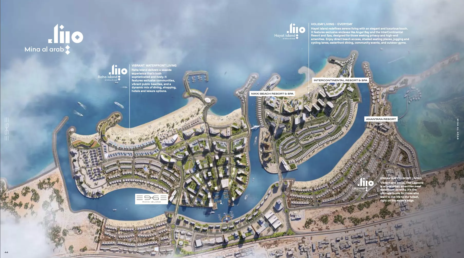 Edge at Raha Island By RAK – master plan