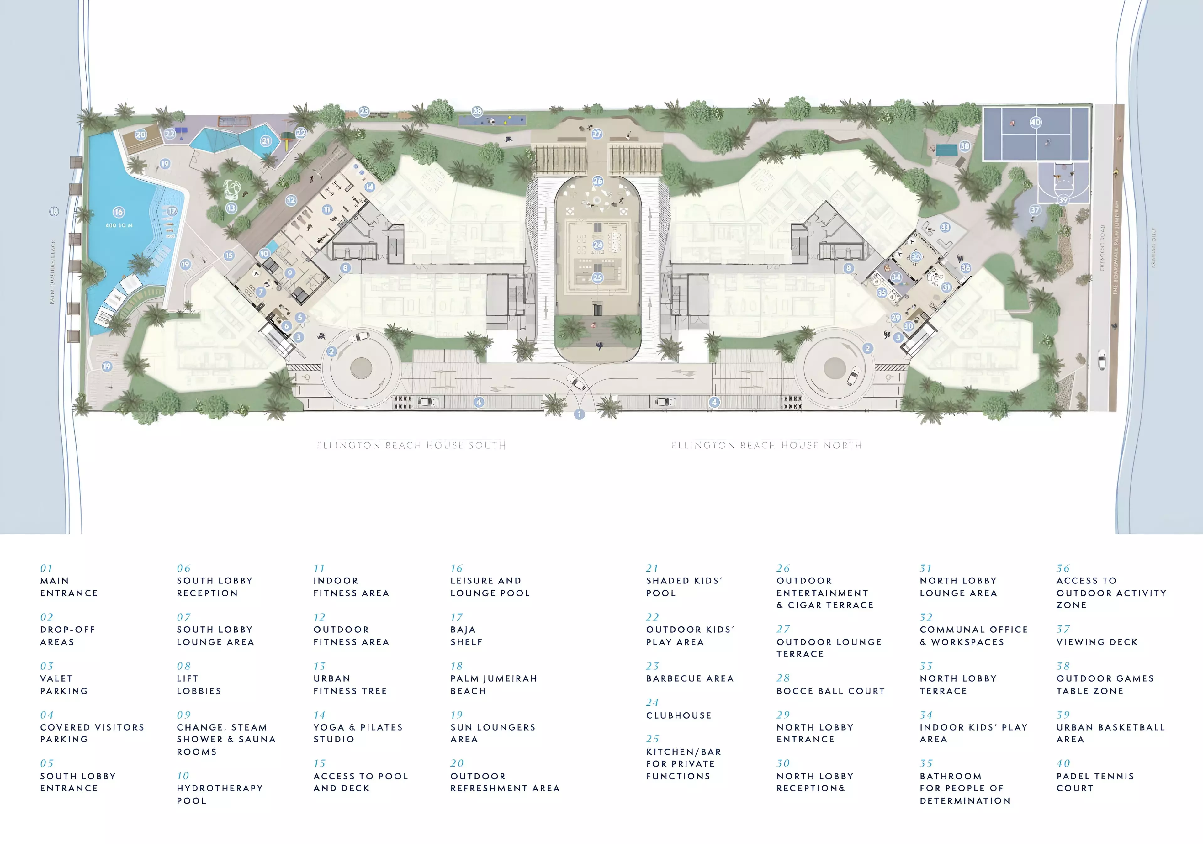 Ellington Beach House – master plan