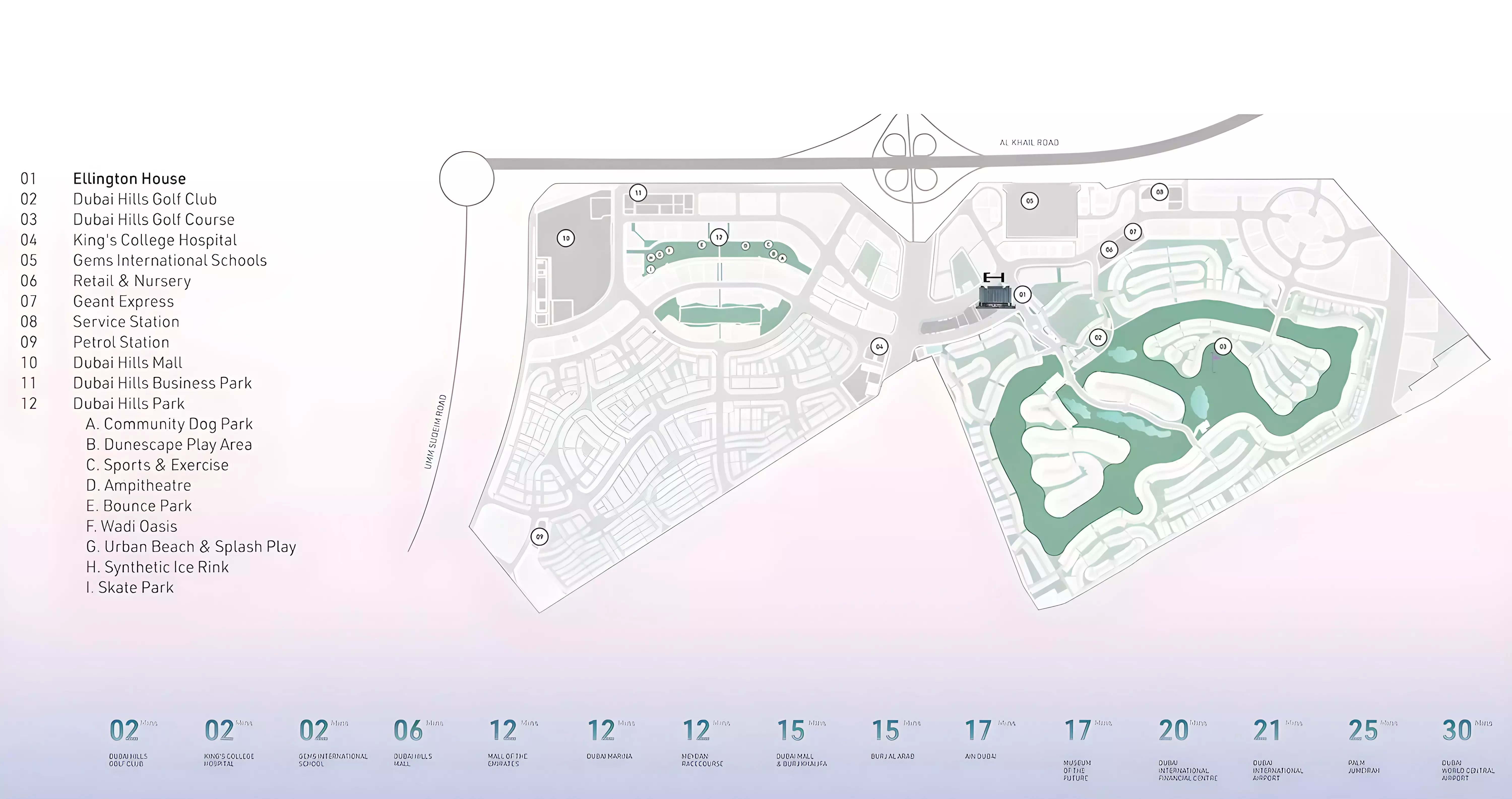 Ellington House – master plan