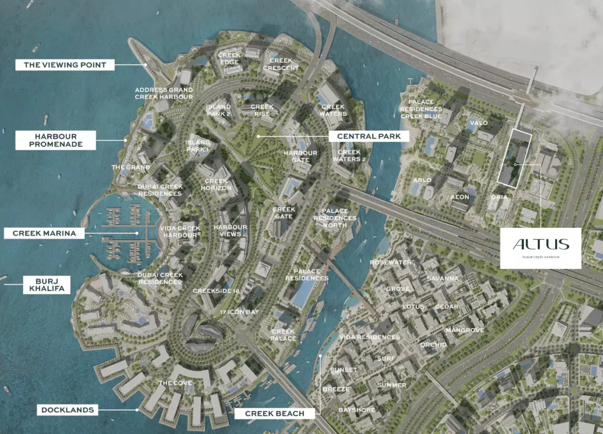 Emaar Altus – master plan