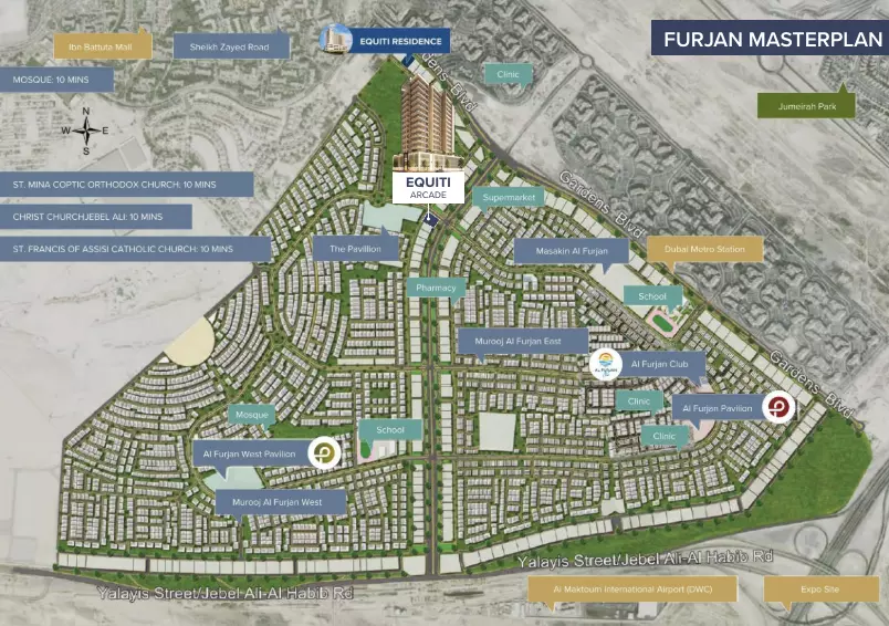 Equiti Arcade – master plan
