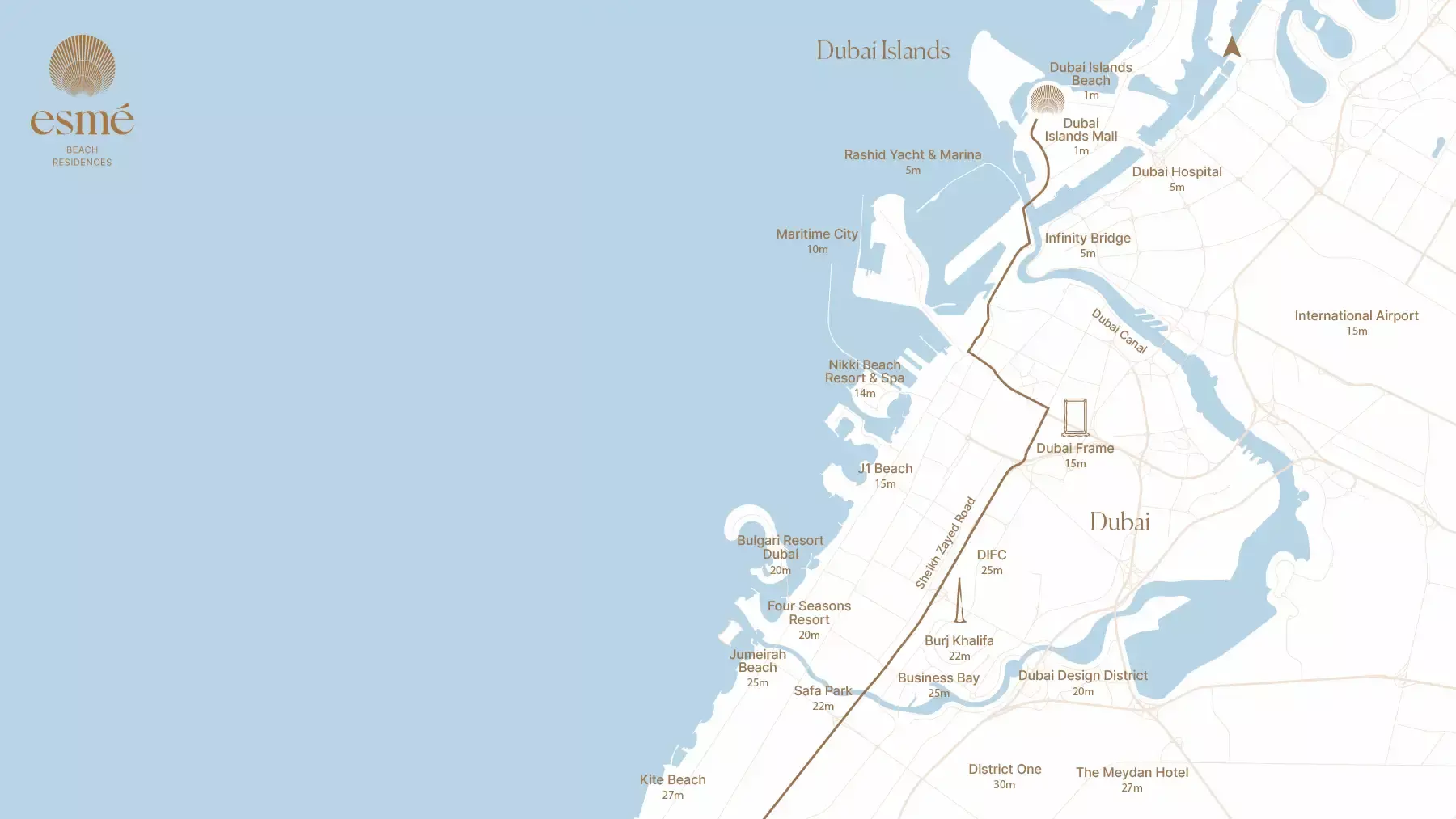 Esme Beach Residences – master plan