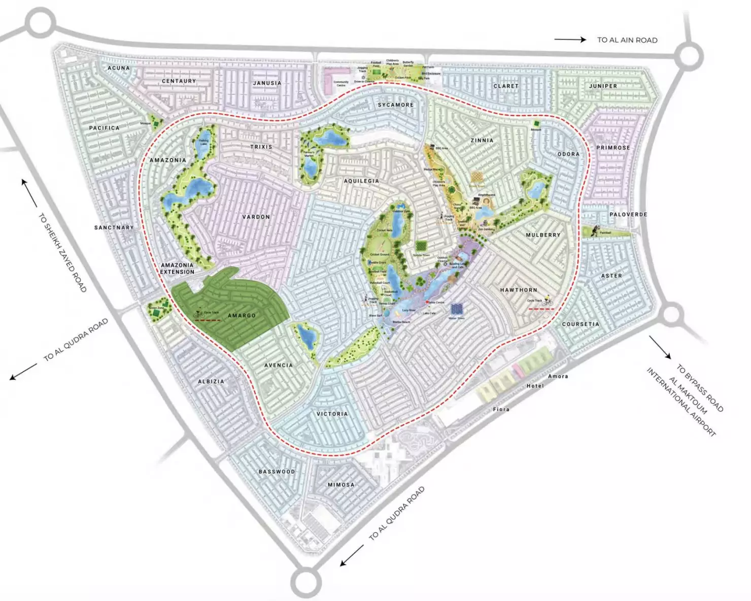 Eterno Prestige Villas – master plan