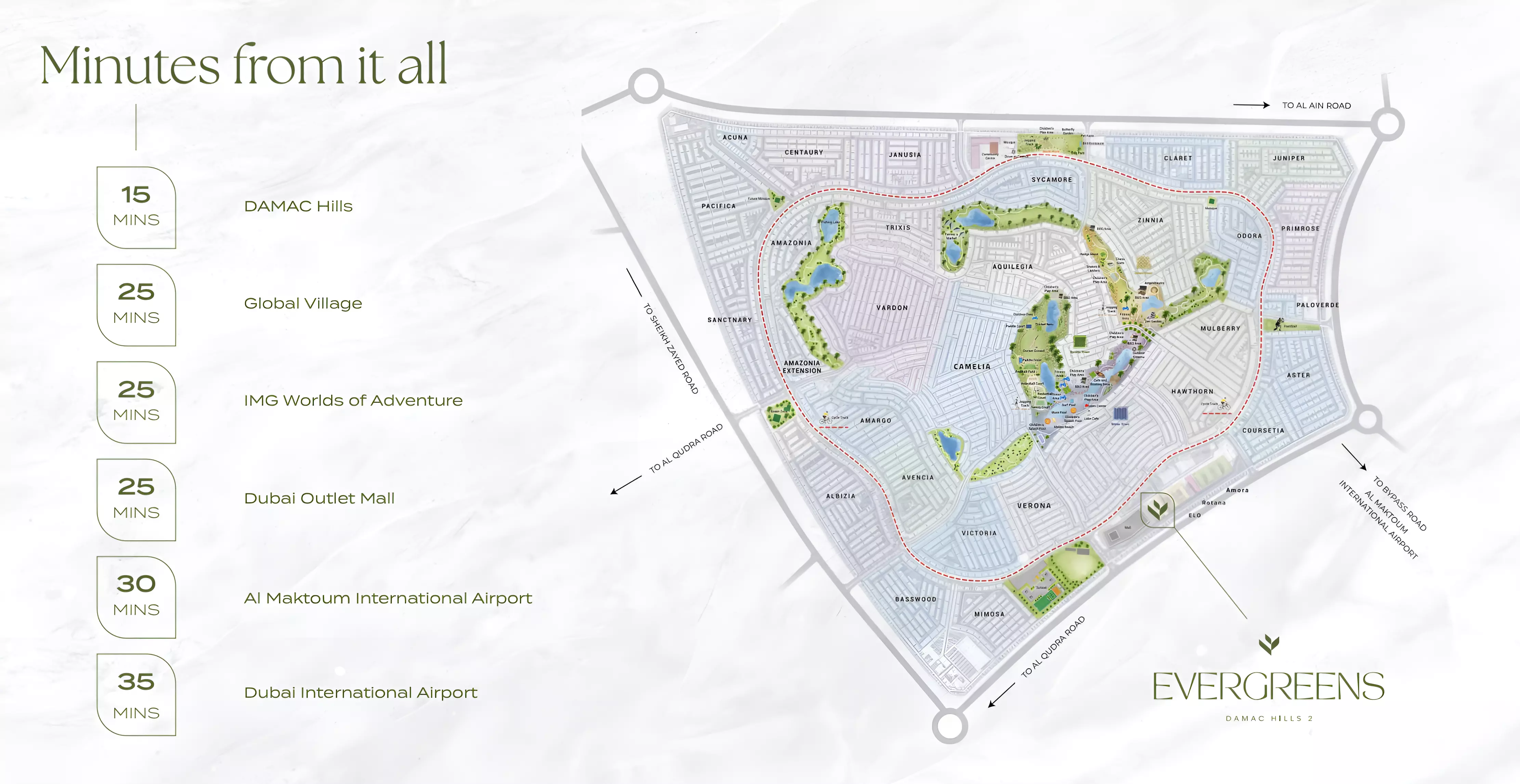 Evergreens – master plan
